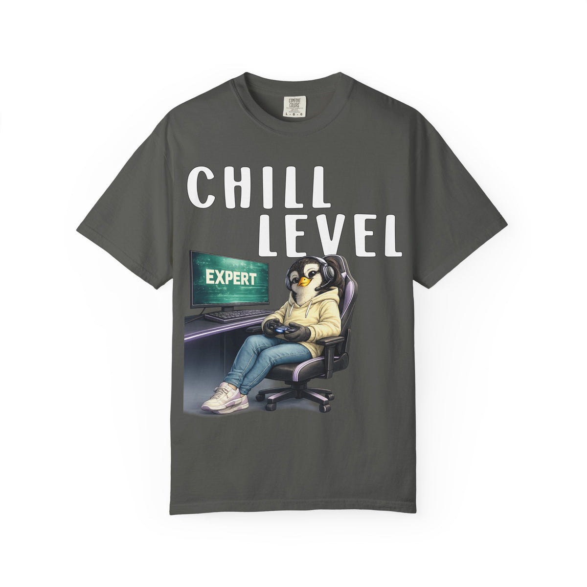 Chill Level Expert Girl T-shirt - Penguin Series