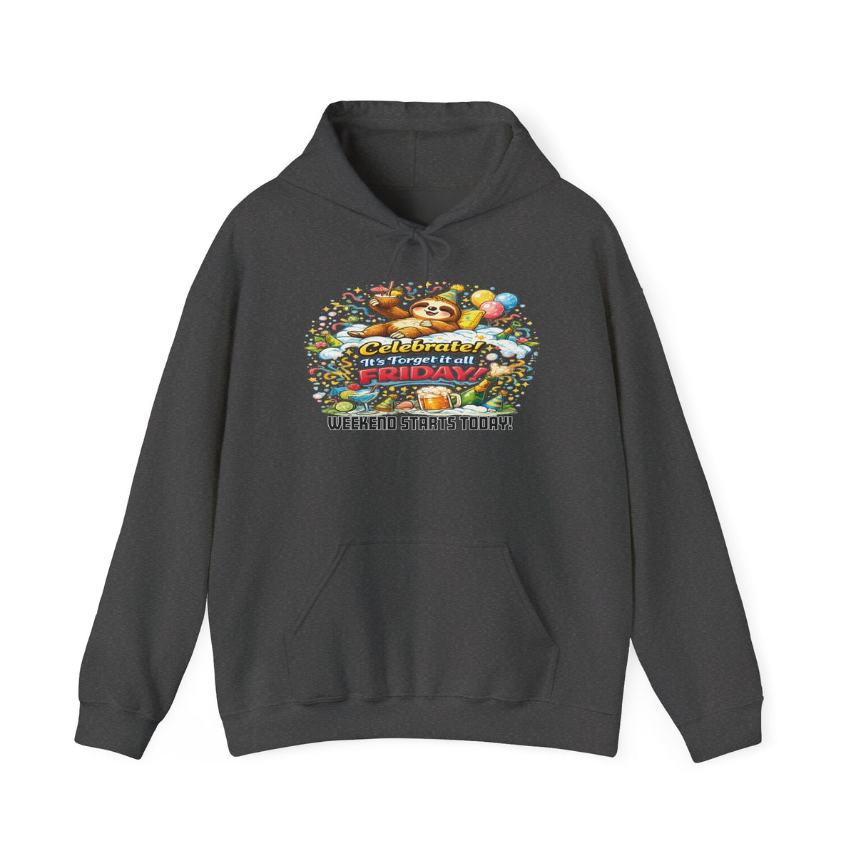 Friday - Procrastination Sloth Series Hoodie