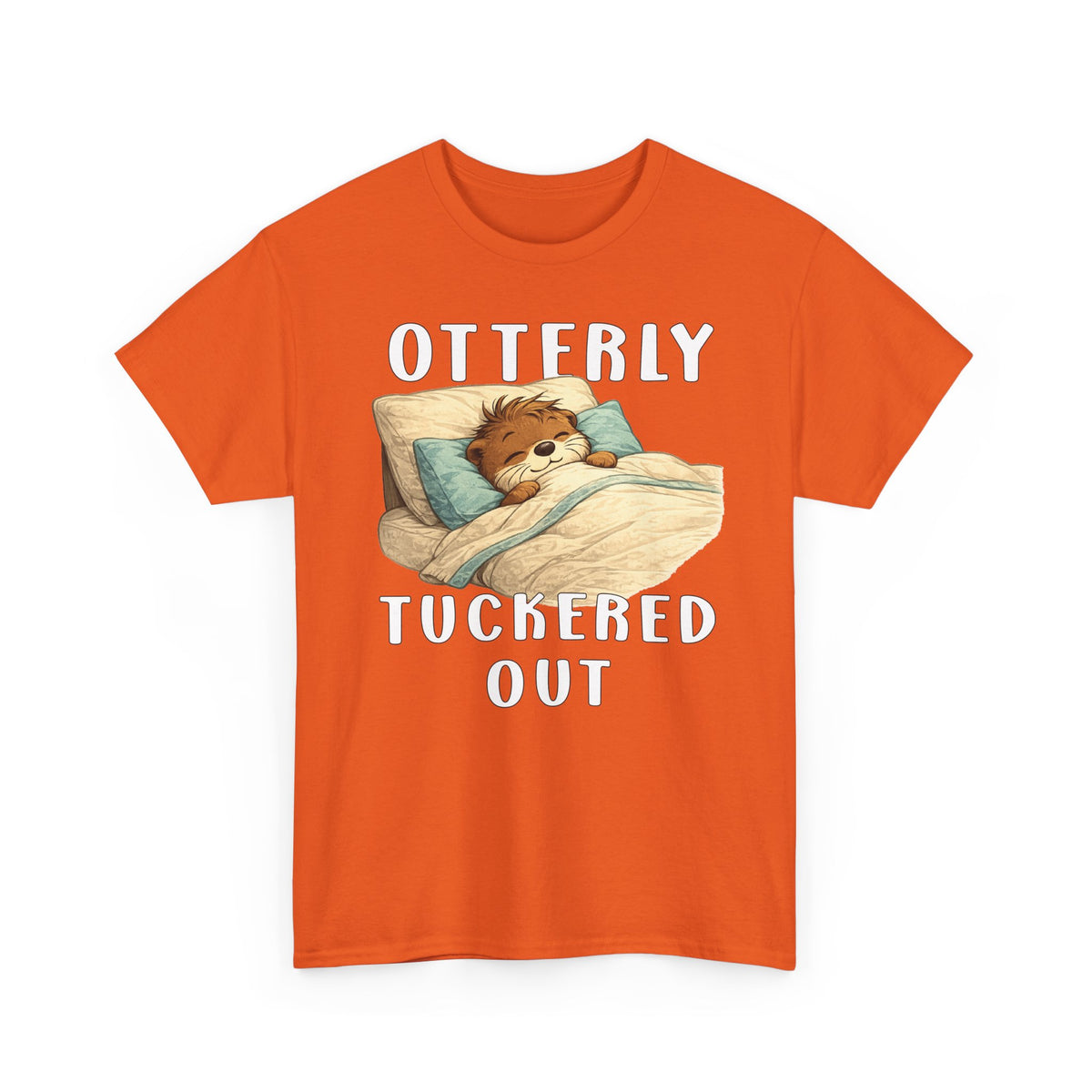 "Otterly Tuckered Out" Tee - Otter Series