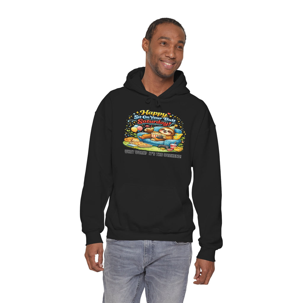 Saturday - Procrastination Sloth Series Hoodie
