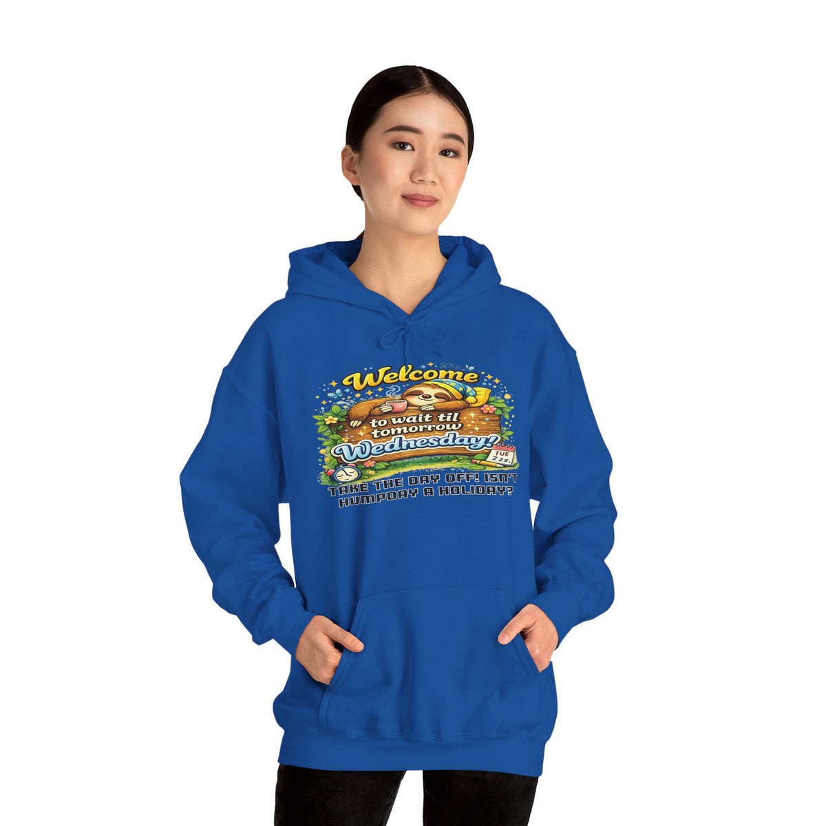 Wednesday - Procrastination Sloth Series Hoodie