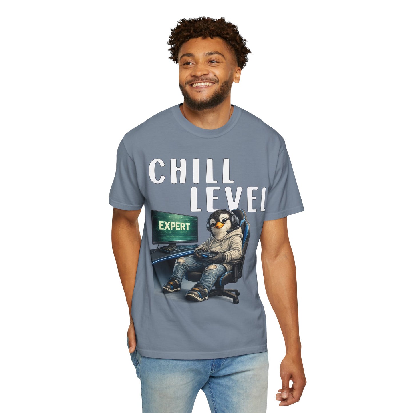 Chill Level Expert T-shirt - Penguin Series