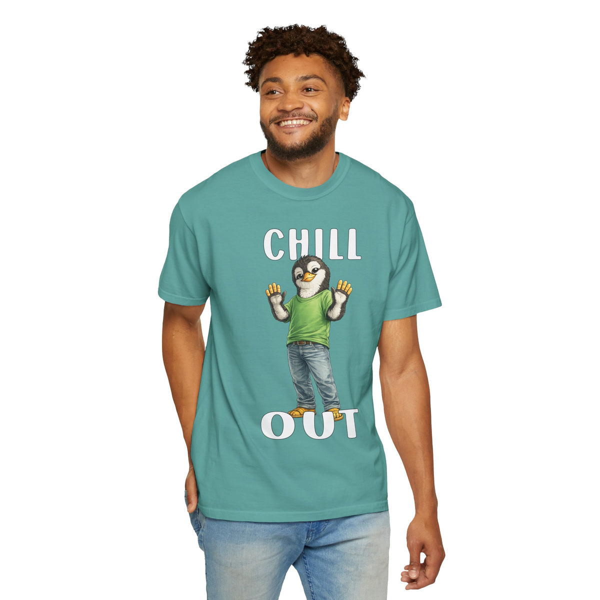Chill Out Boy T-shirt - Penguin Series