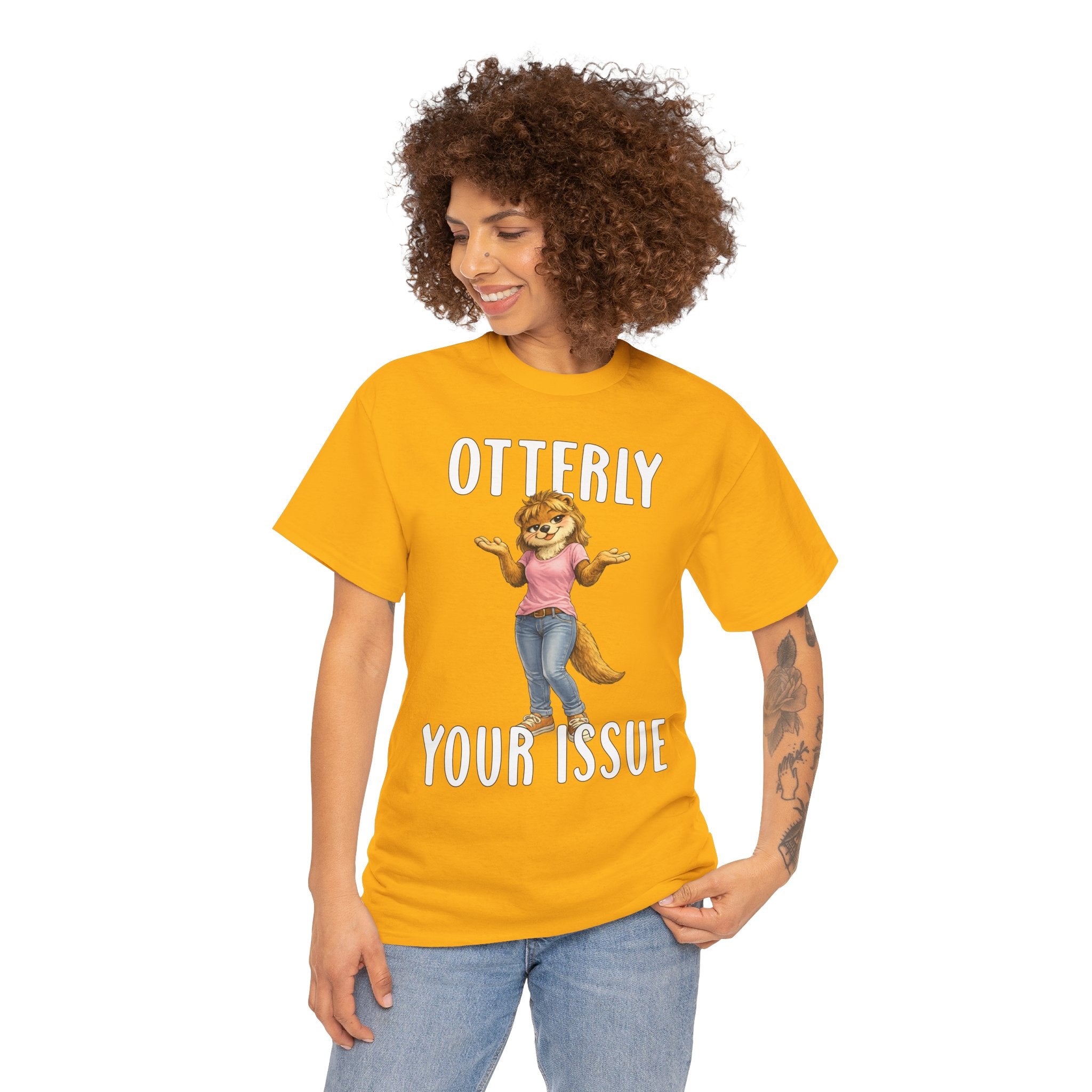"Otterly Your Issue" Girl Tee - Otter Series
