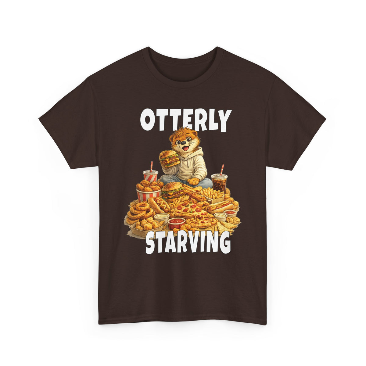 "Otterly Starving" Tee - Otter Series