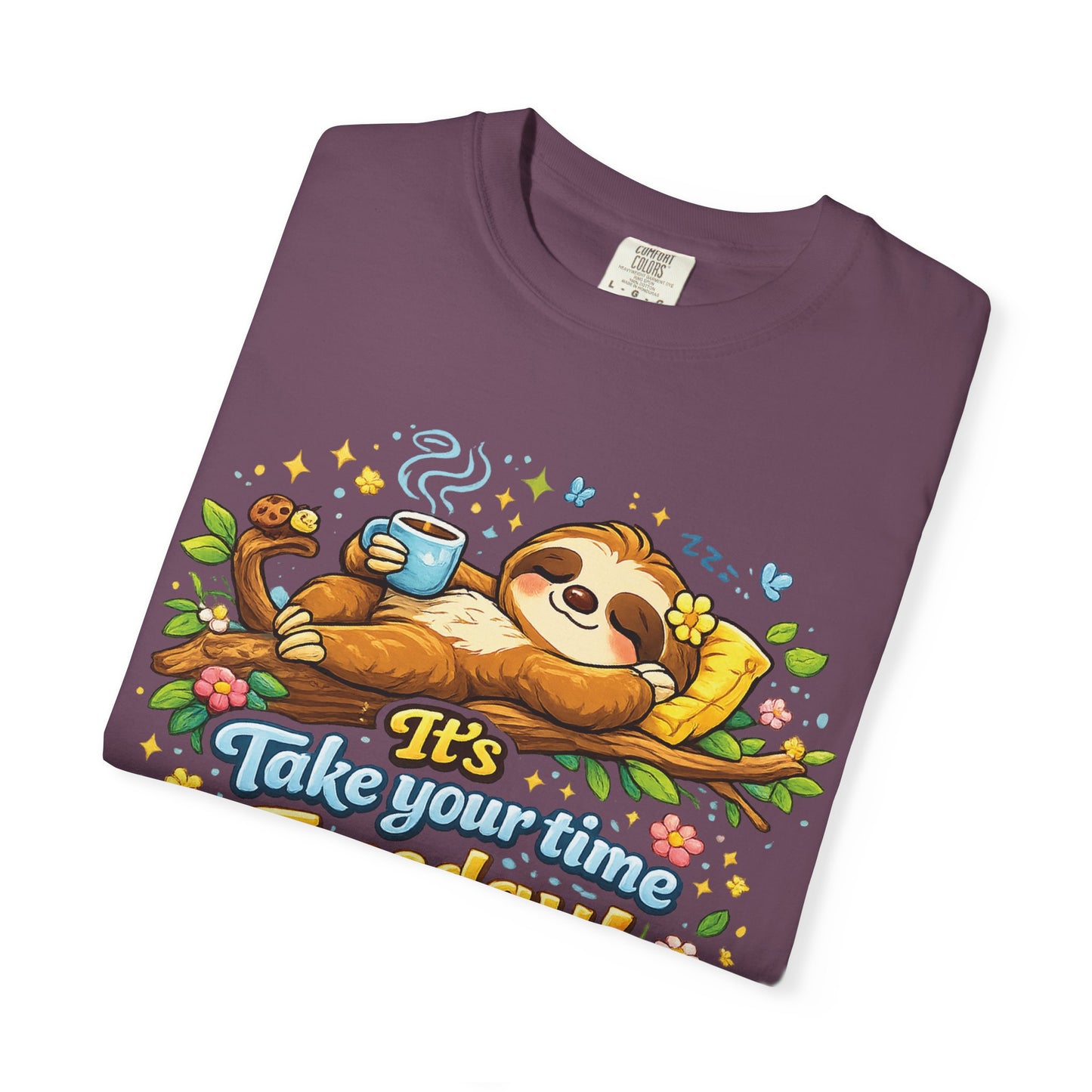 Tuesday - Procrastination Sloth Series T-shirt