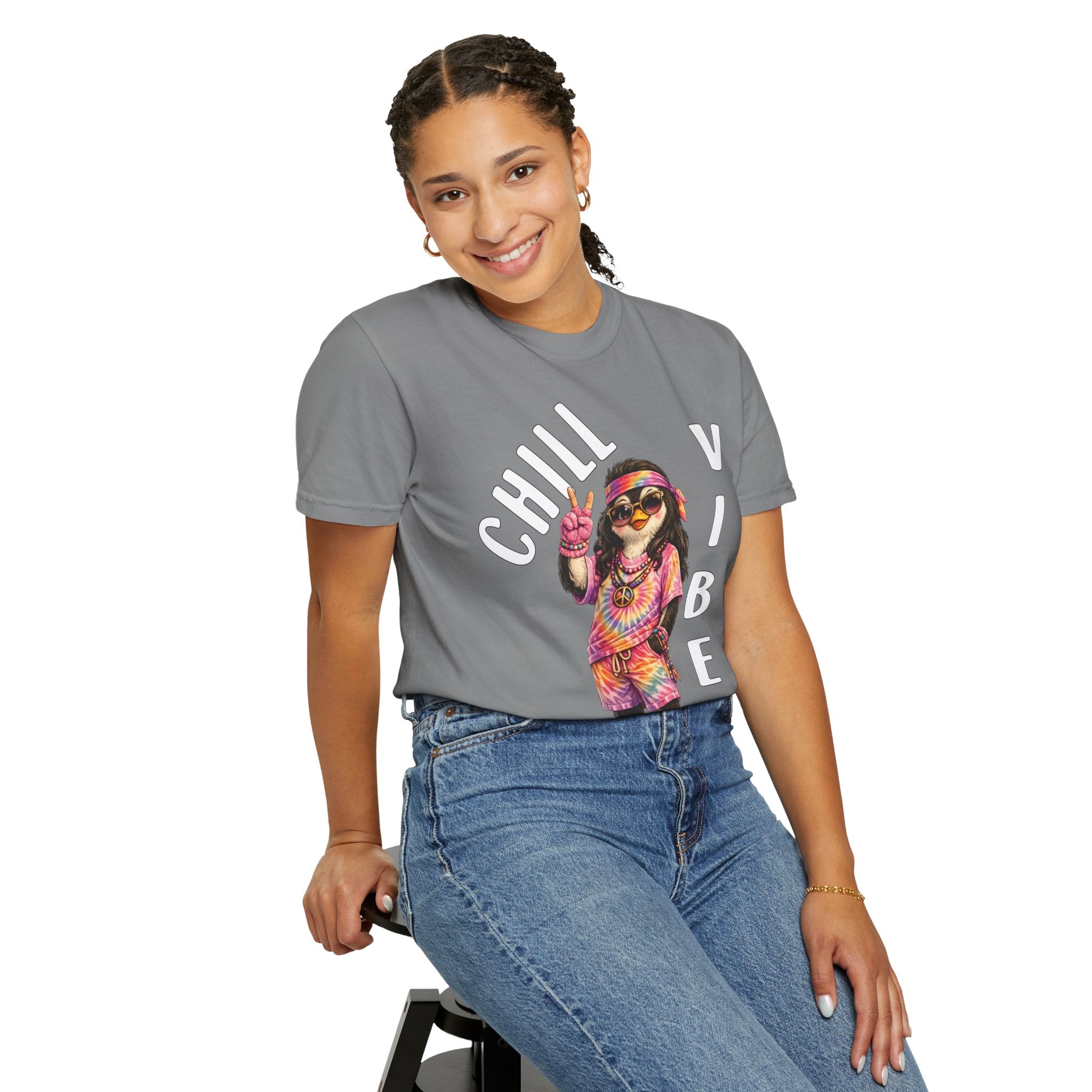 Chill Vibes Girl T-shirt - Penguin Series