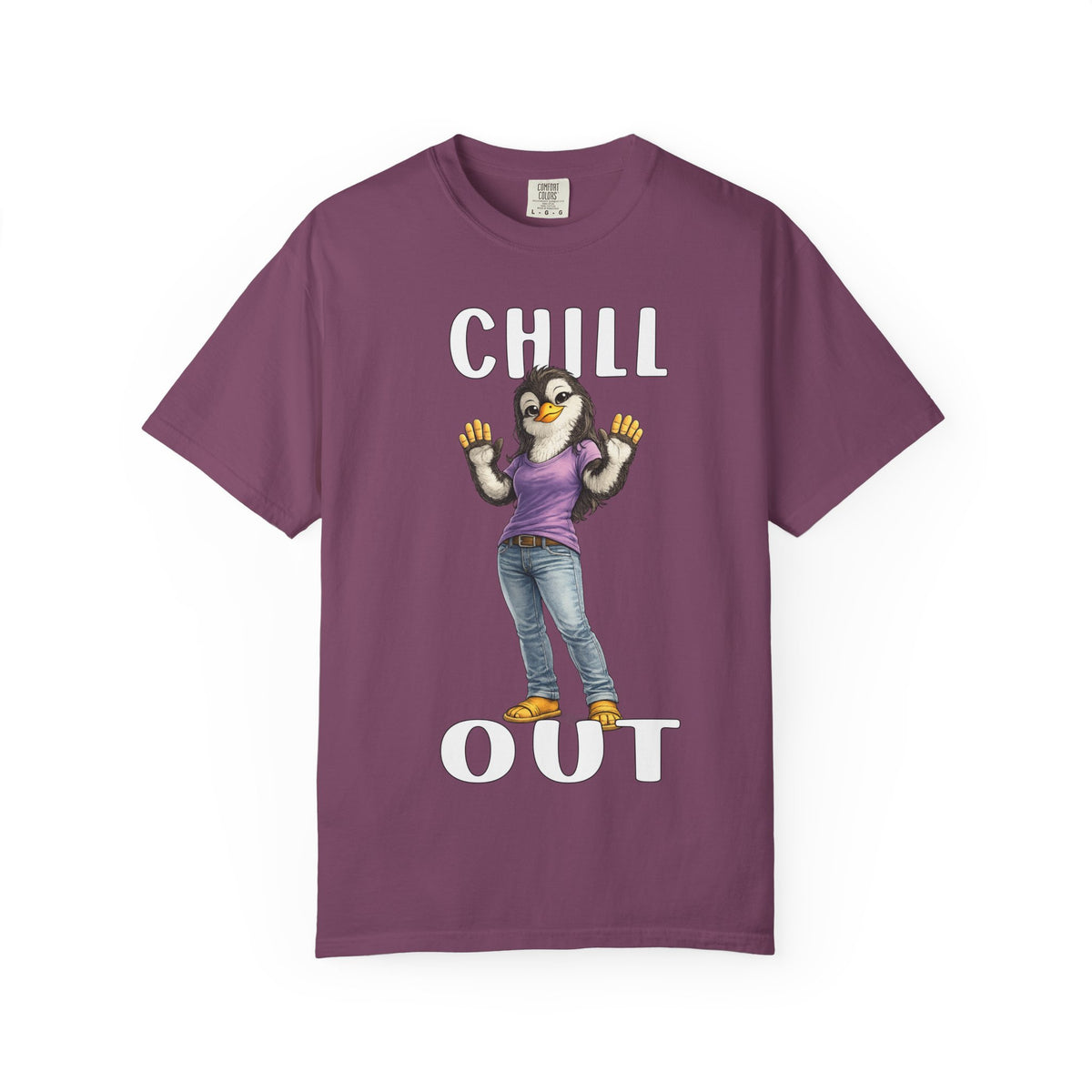 Chill Out Girl T-shirt - Penguin Series