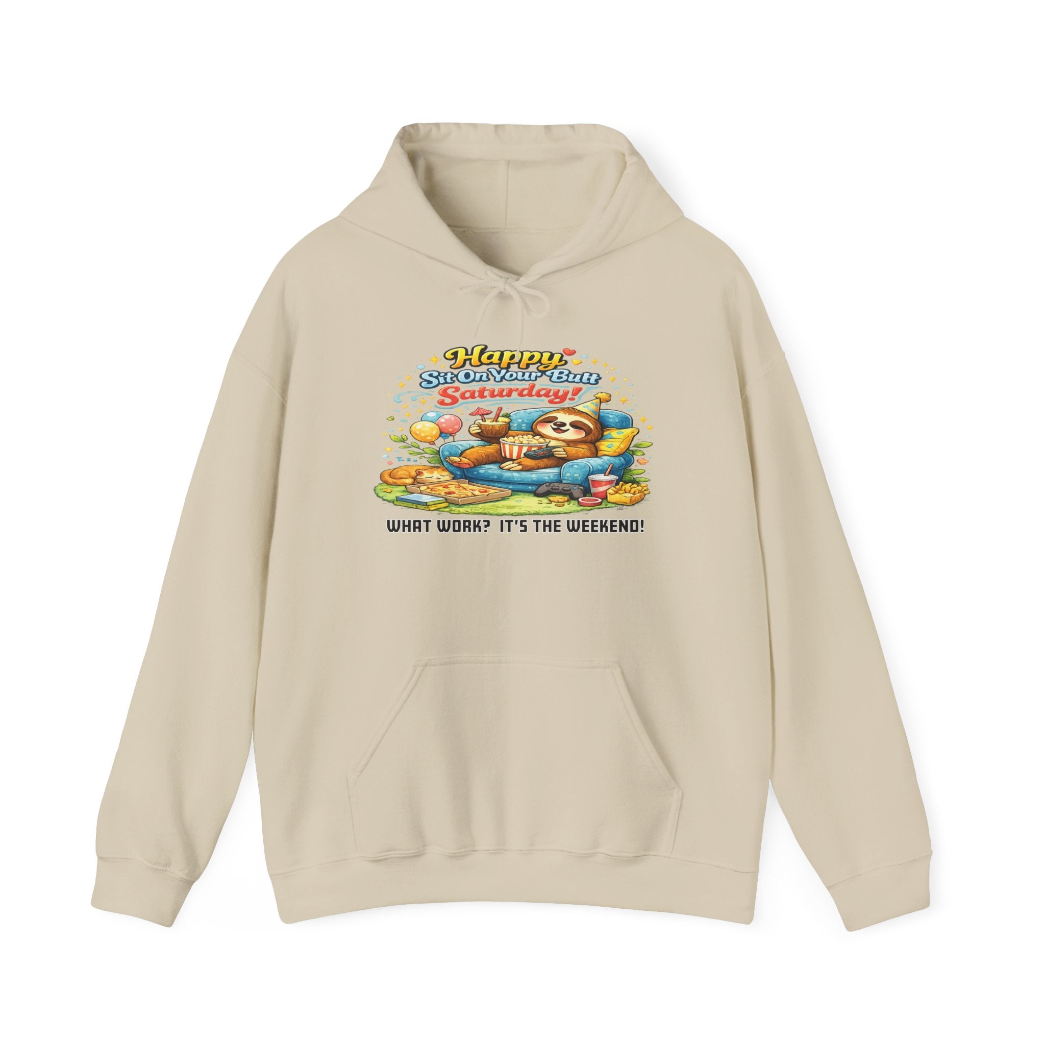 Saturday - Procrastination Sloth Series Hoodie