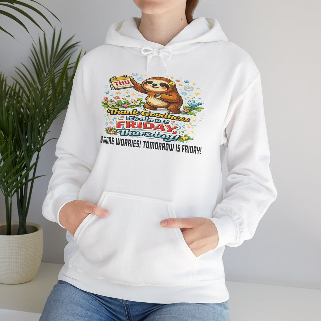 Thursday - Procrastination Sloth Series Hoodie