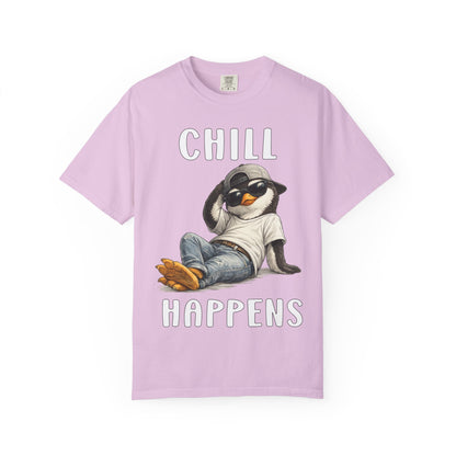 Chill Happens Boy T-shirt - Penguin Series