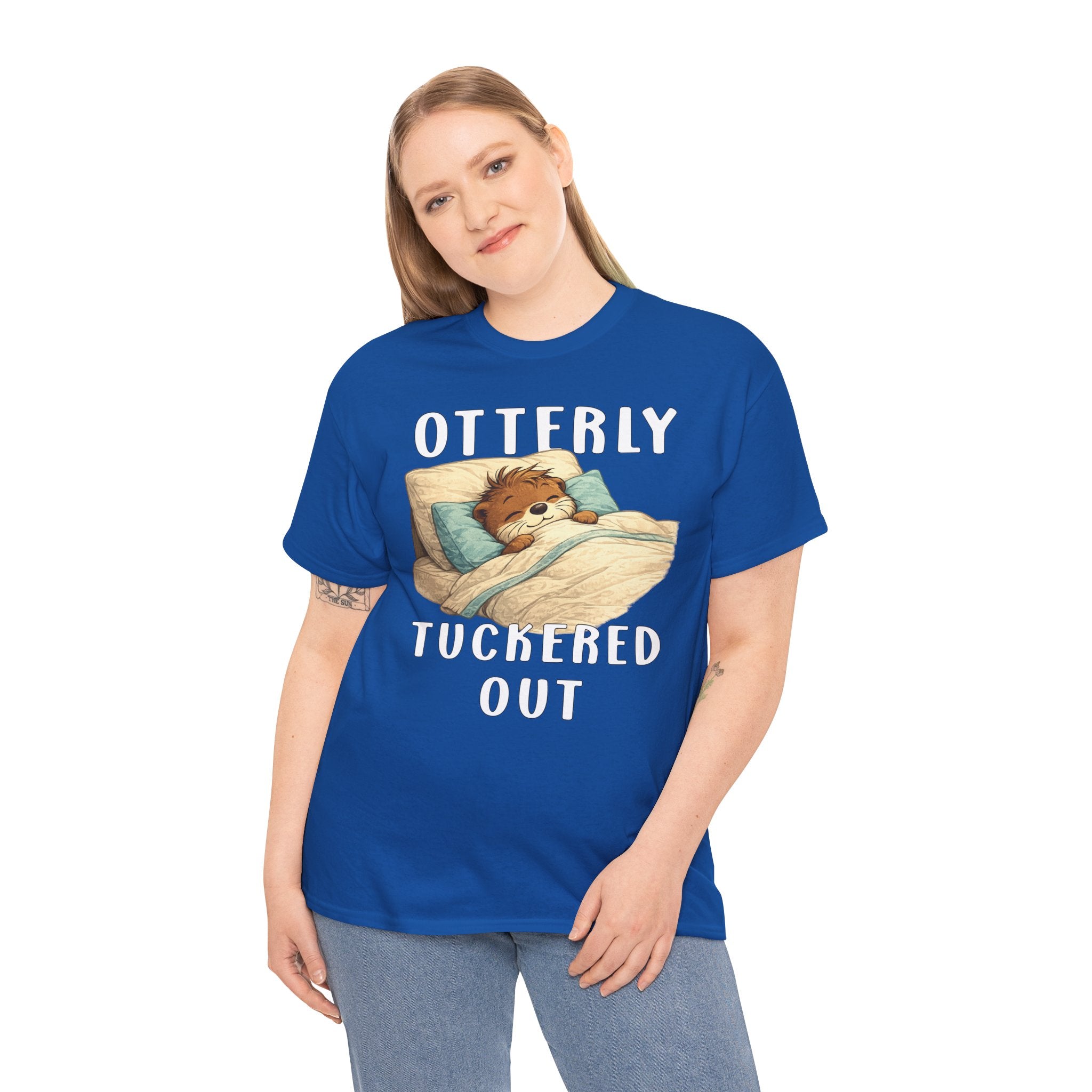 "Otterly Tuckered Out" Tee - Otter Series