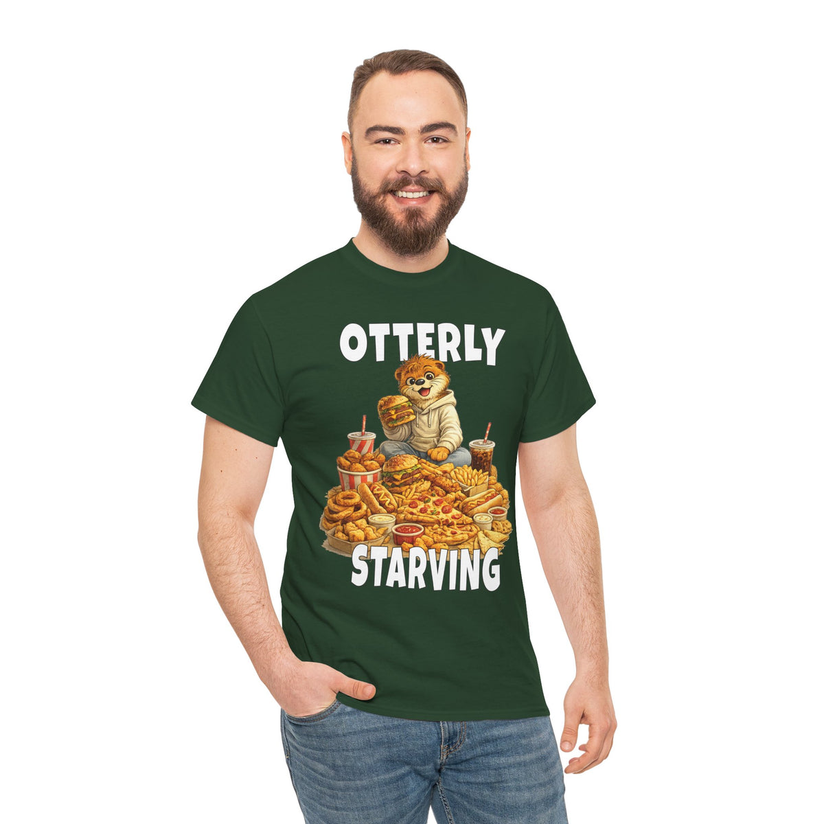 "Otterly Starving" Tee - Otter Series