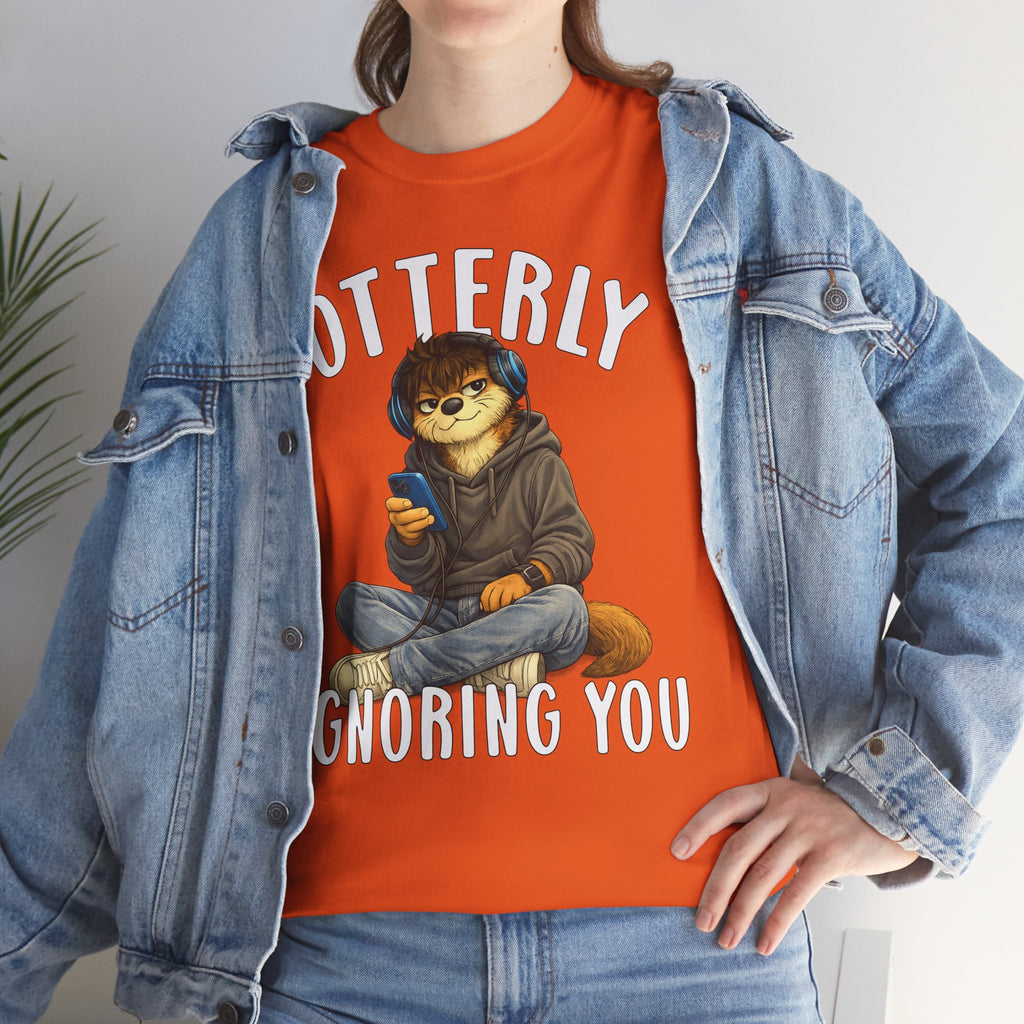 "Otterly Ignoring You" Teen Boy Tee - Otter Series