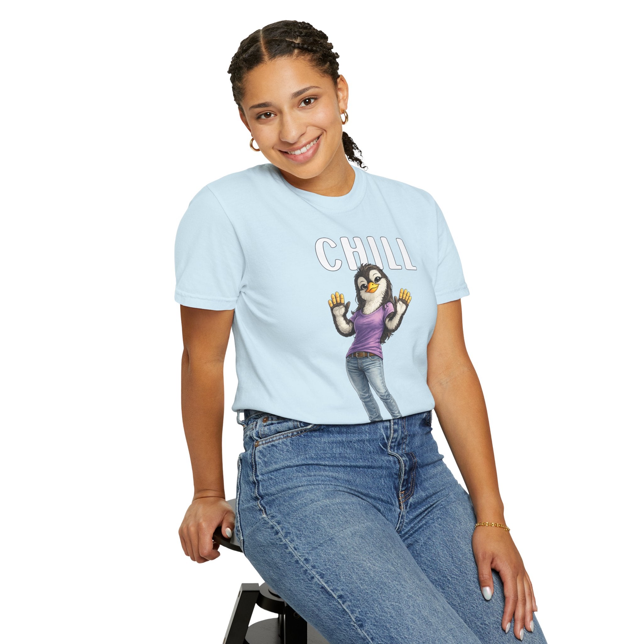 Chill Out Girl T-shirt - Penguin Series