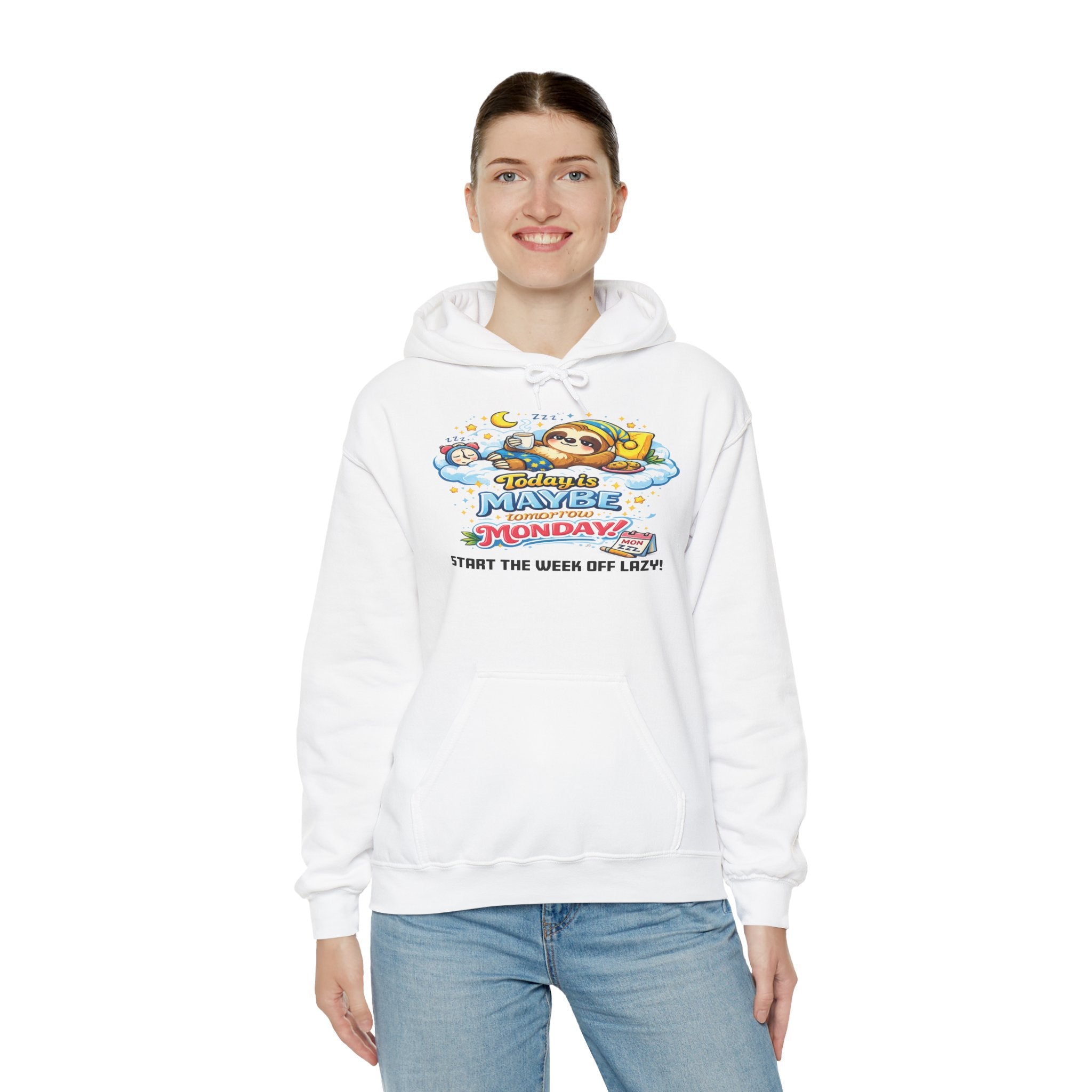 Monday - Procrastination Sloth Series Hoodie