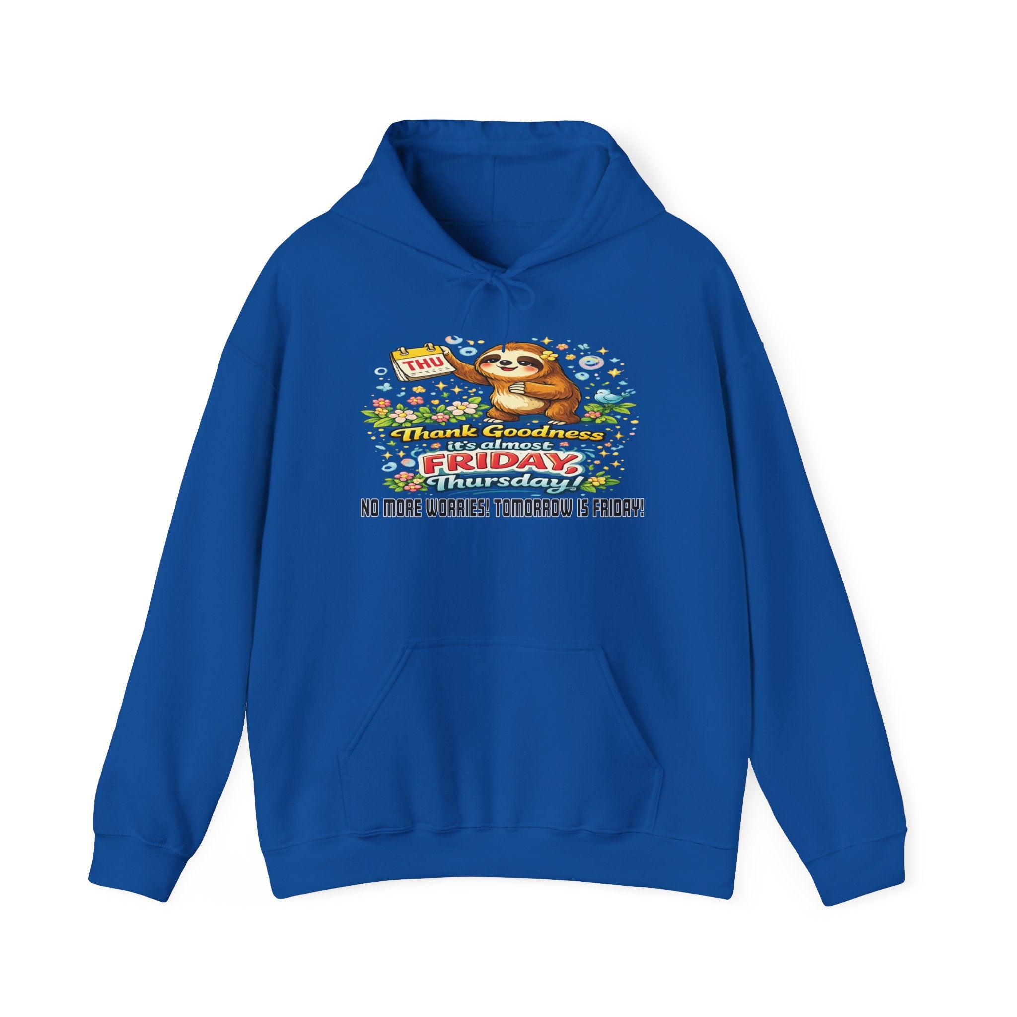 Thursday - Procrastination Sloth Series Hoodie