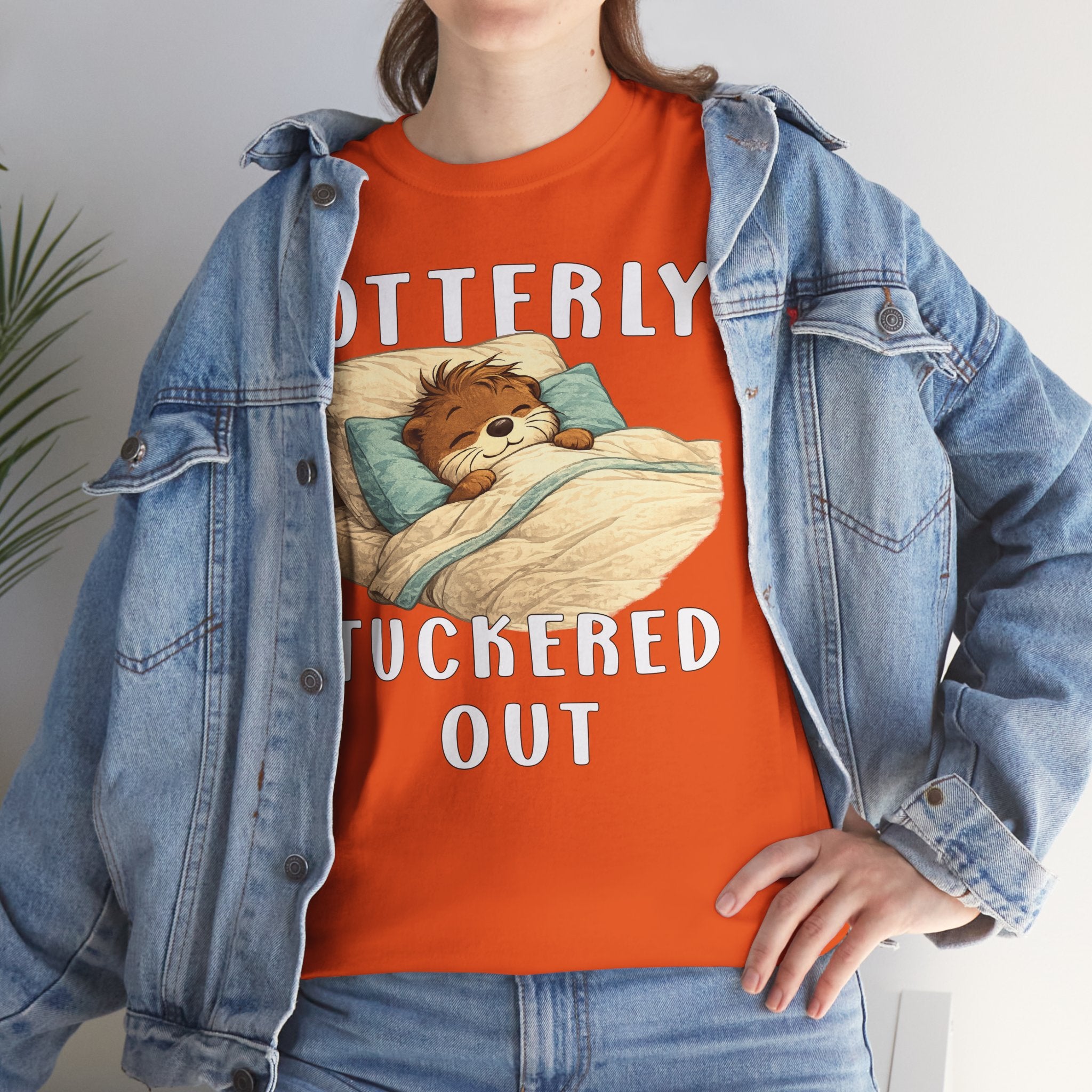 "Otterly Tuckered Out" Tee - Otter Series