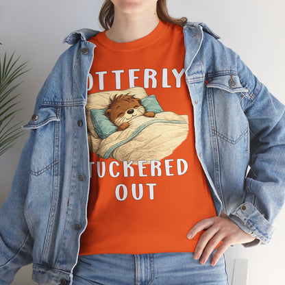 "Otterly Tuckered Out" Tee - Otter Series