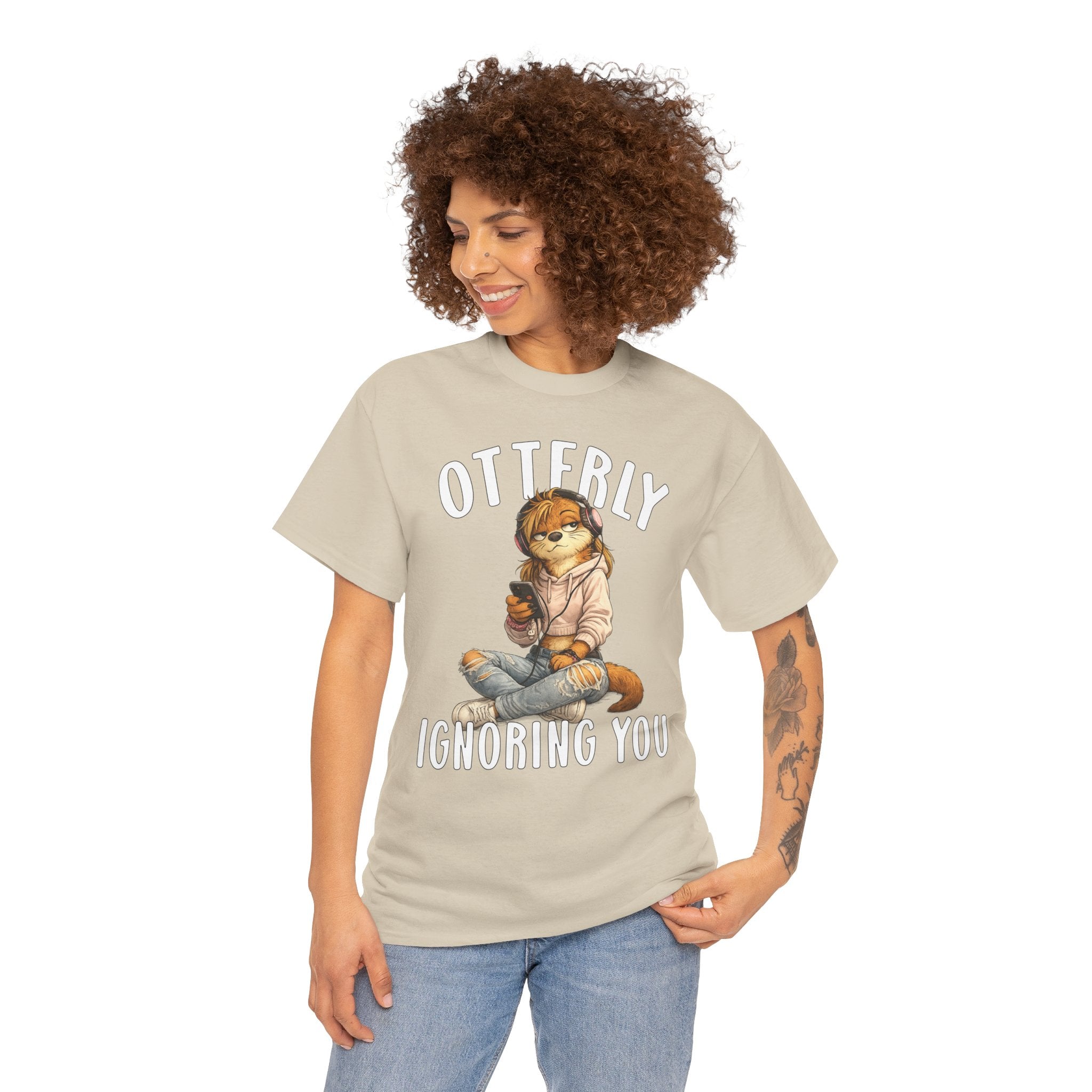 "Otterly Ignoring You" TeenGirl Tee - Otter Series