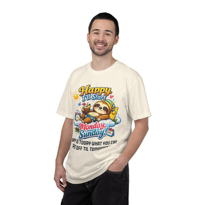 Sunday - Procrastination Sloth Series T-shirt