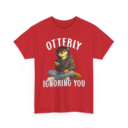 "Otterly Ignoring You" Teen Boy Tee - Otter Series