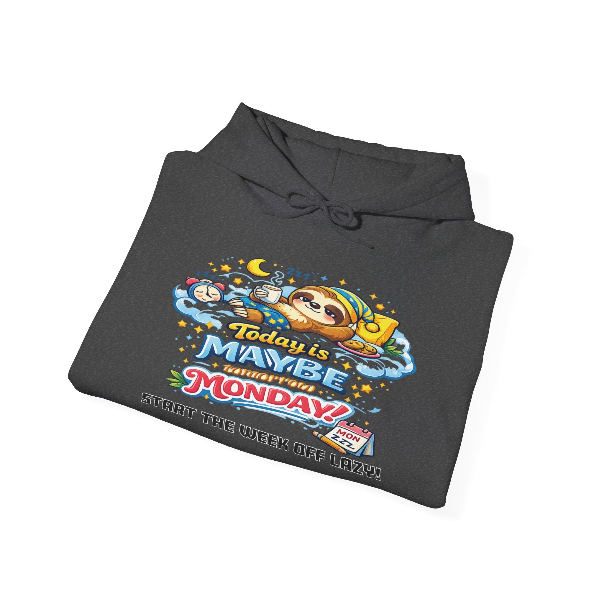 Monday - Procrastination Sloth Series Hoodie