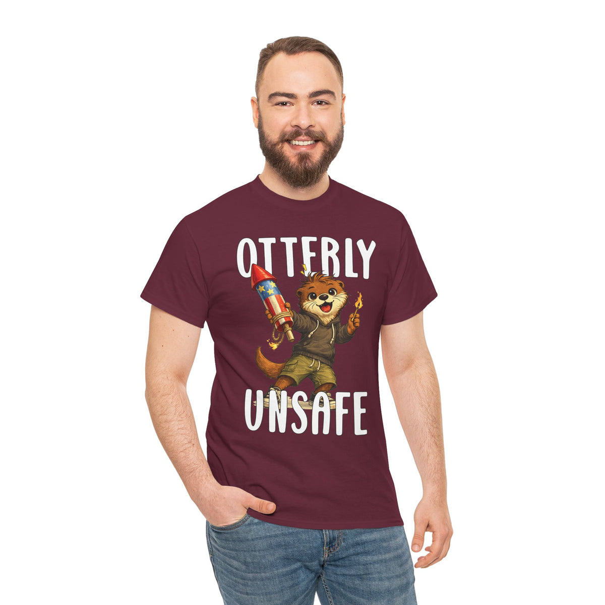 "Otterly Unsafe" Tee - Otter Series