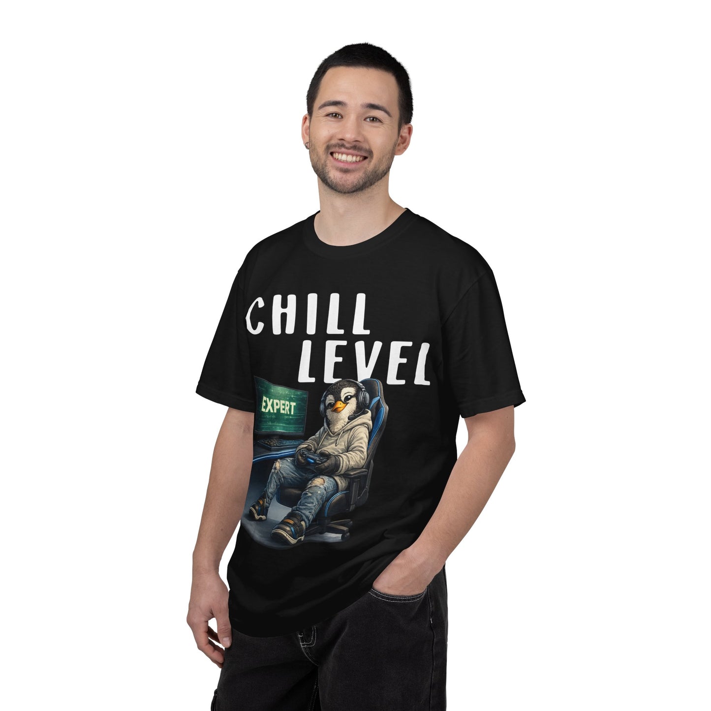 Chill Level Expert T-shirt - Penguin Series