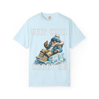 Keep Chill Carry On Boy T-shirt - Penguin Series