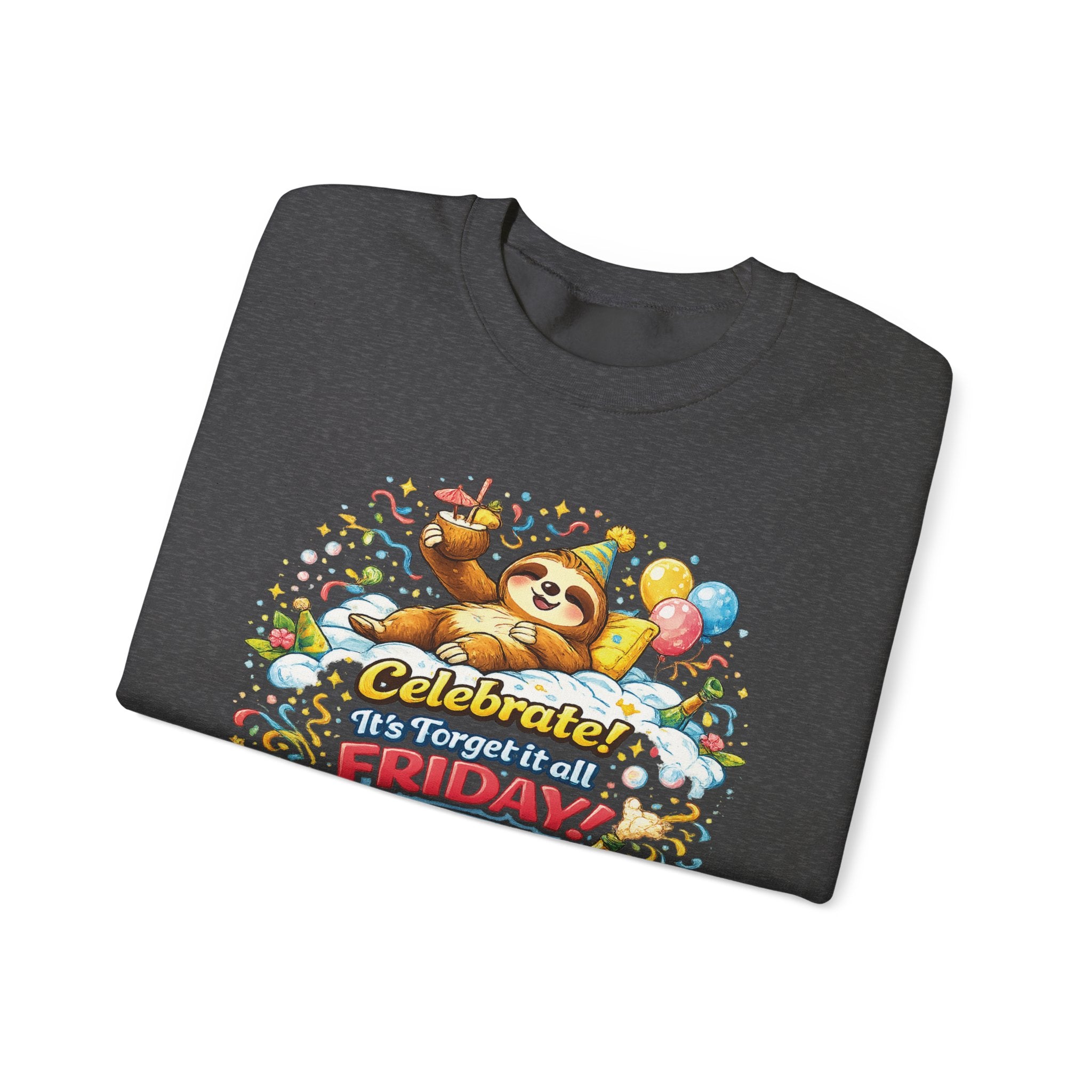 Friday - Procrastination Sloth Series Sweatshirt