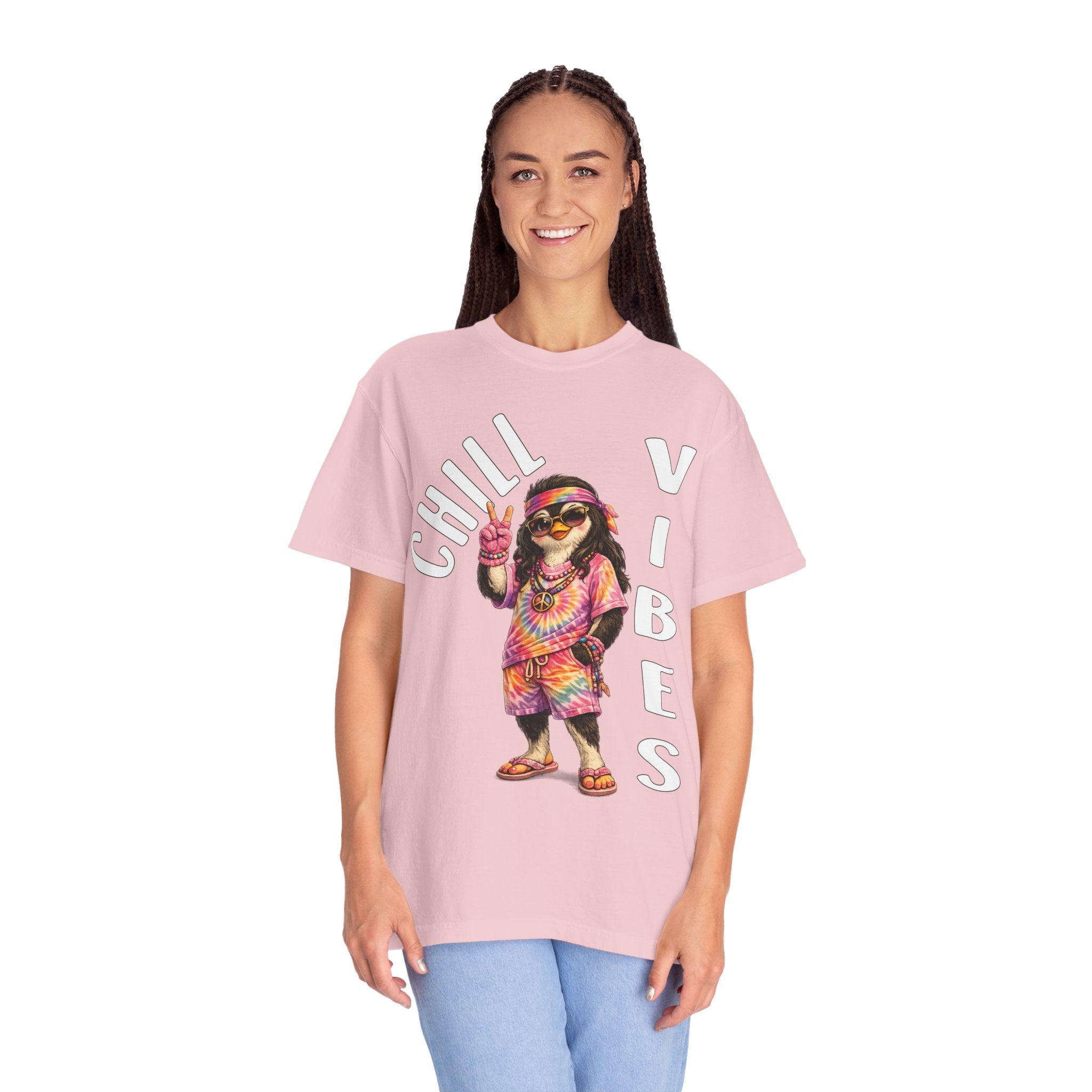 Chill Vibes Girl T-shirt - Penguin Series