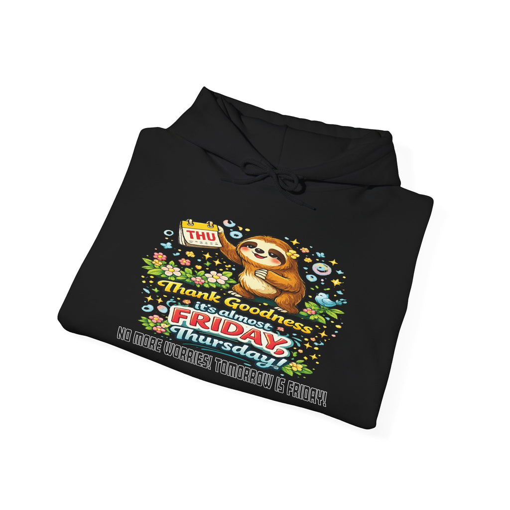 Thursday - Procrastination Sloth Series Hoodie