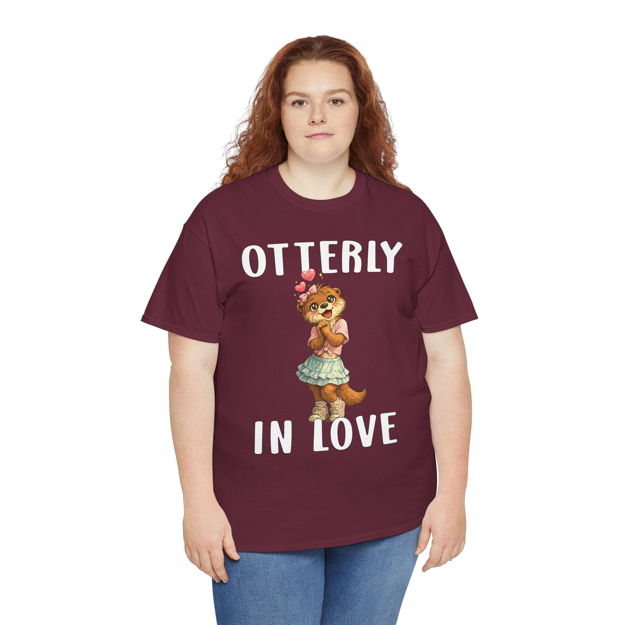 "Otterly In Love" Girl Tee - Otter Series