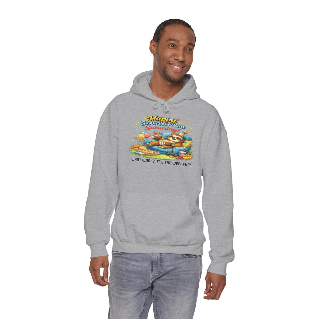 Saturday - Procrastination Sloth Series Hoodie