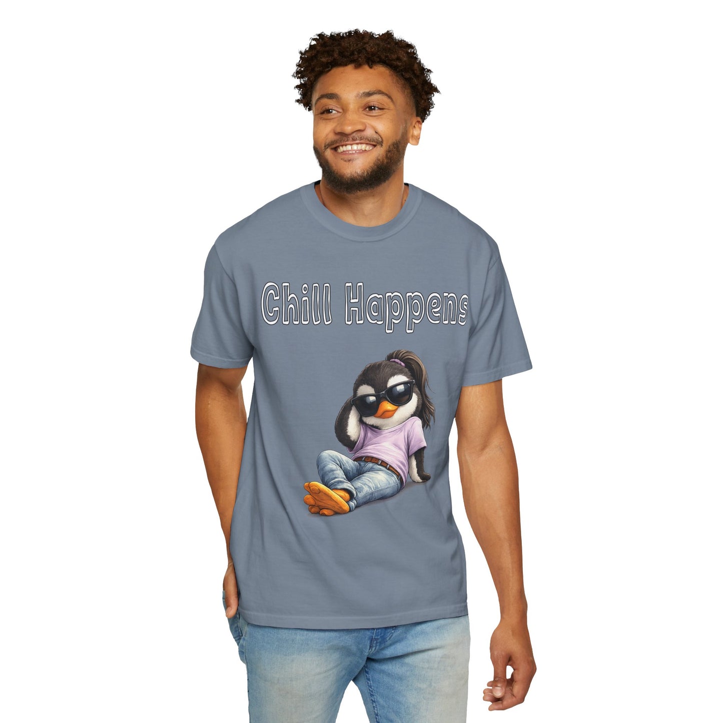 "Chill Happens" T-shirt Penguin Series