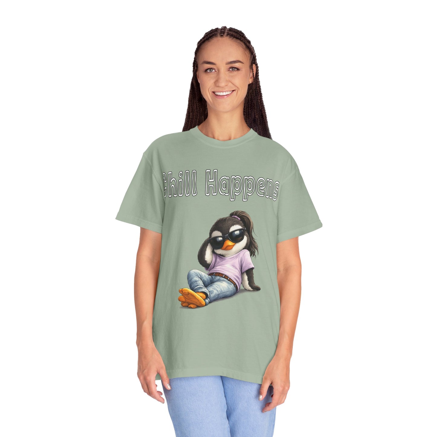 "Chill Happens" T-shirt Penguin Series