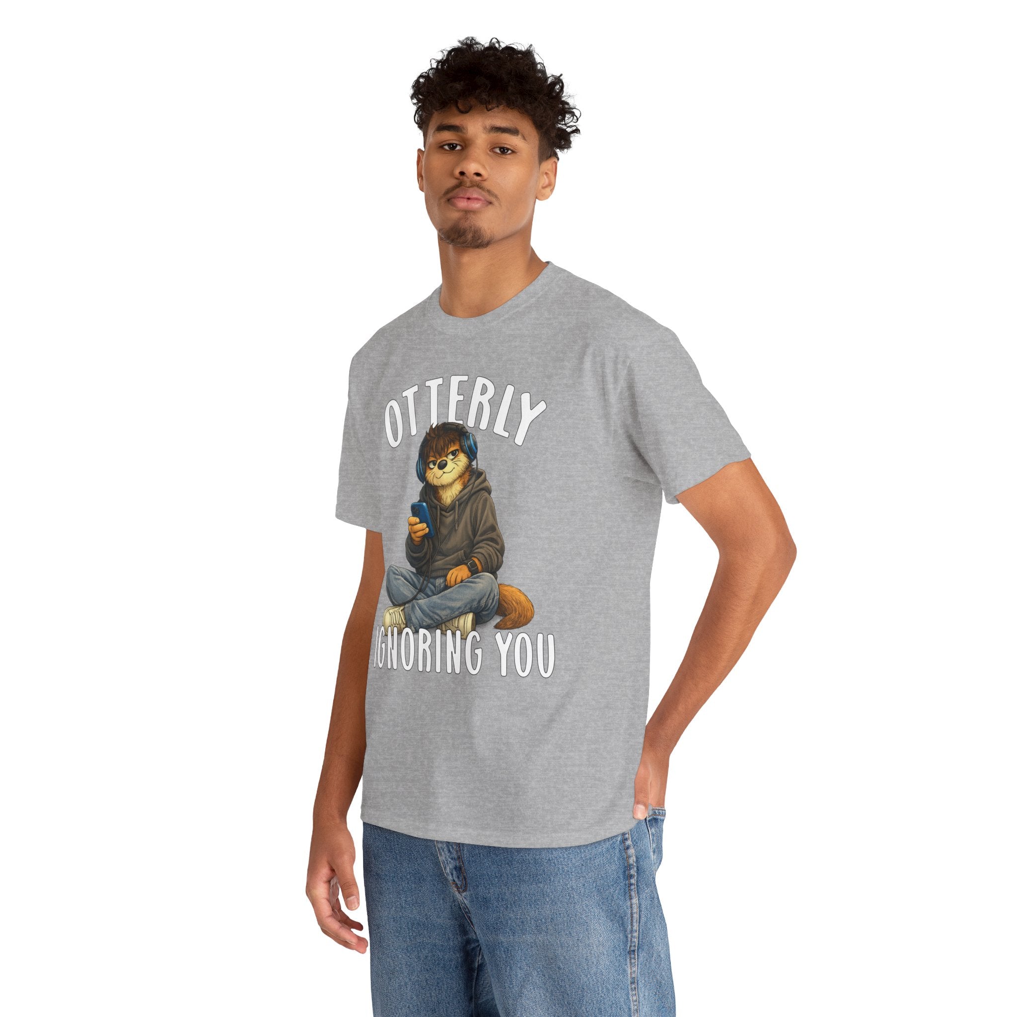 "Otterly Ignoring You" Teen Boy Tee - Otter Series