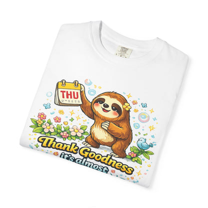 Thursday - Procrastination Sloth Series T-shirt