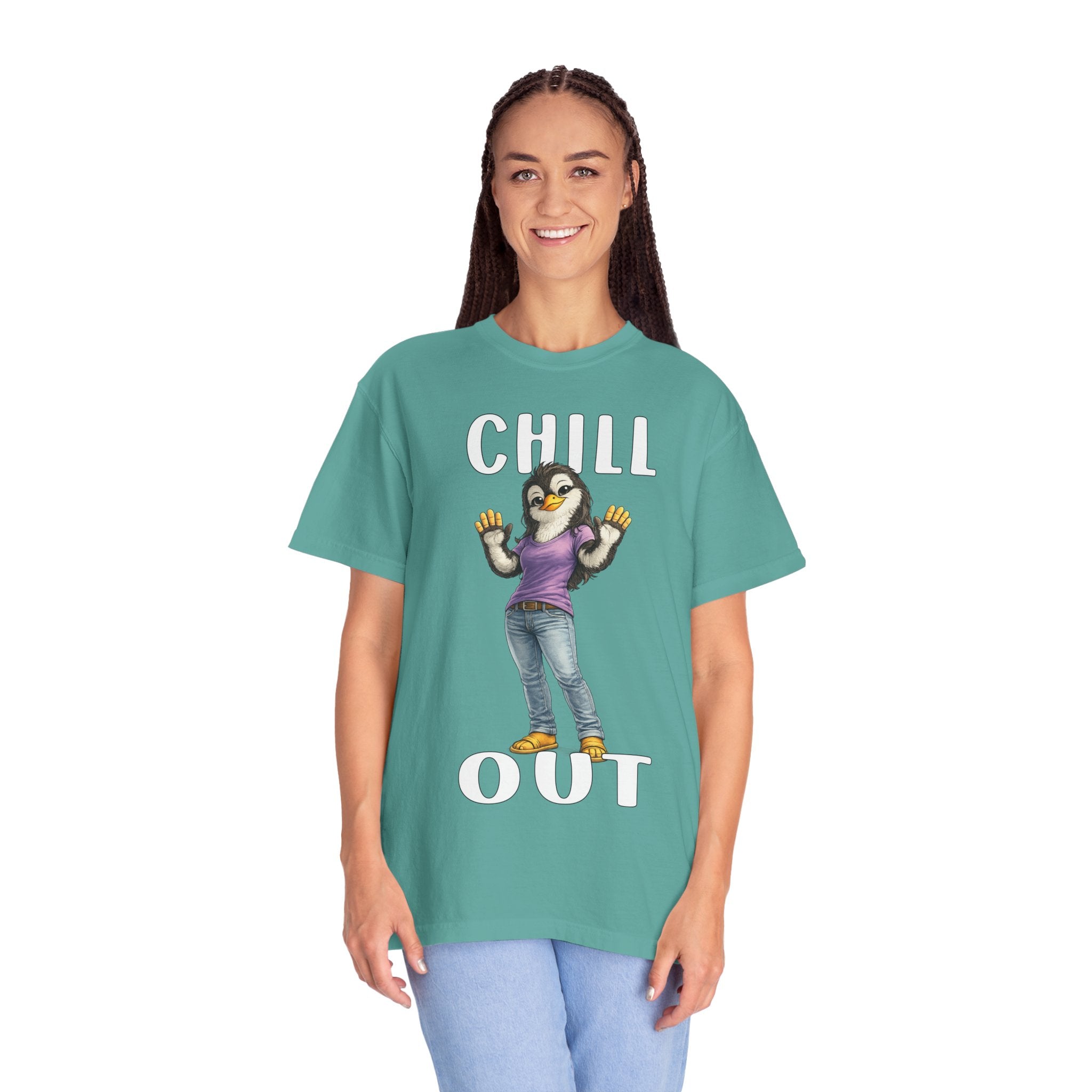 Chill Out Girl T-shirt - Penguin Series