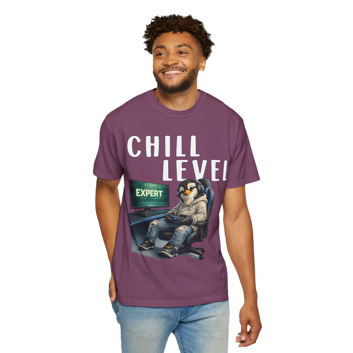 Chill Level Expert Boy T-shirt - Penguin Series