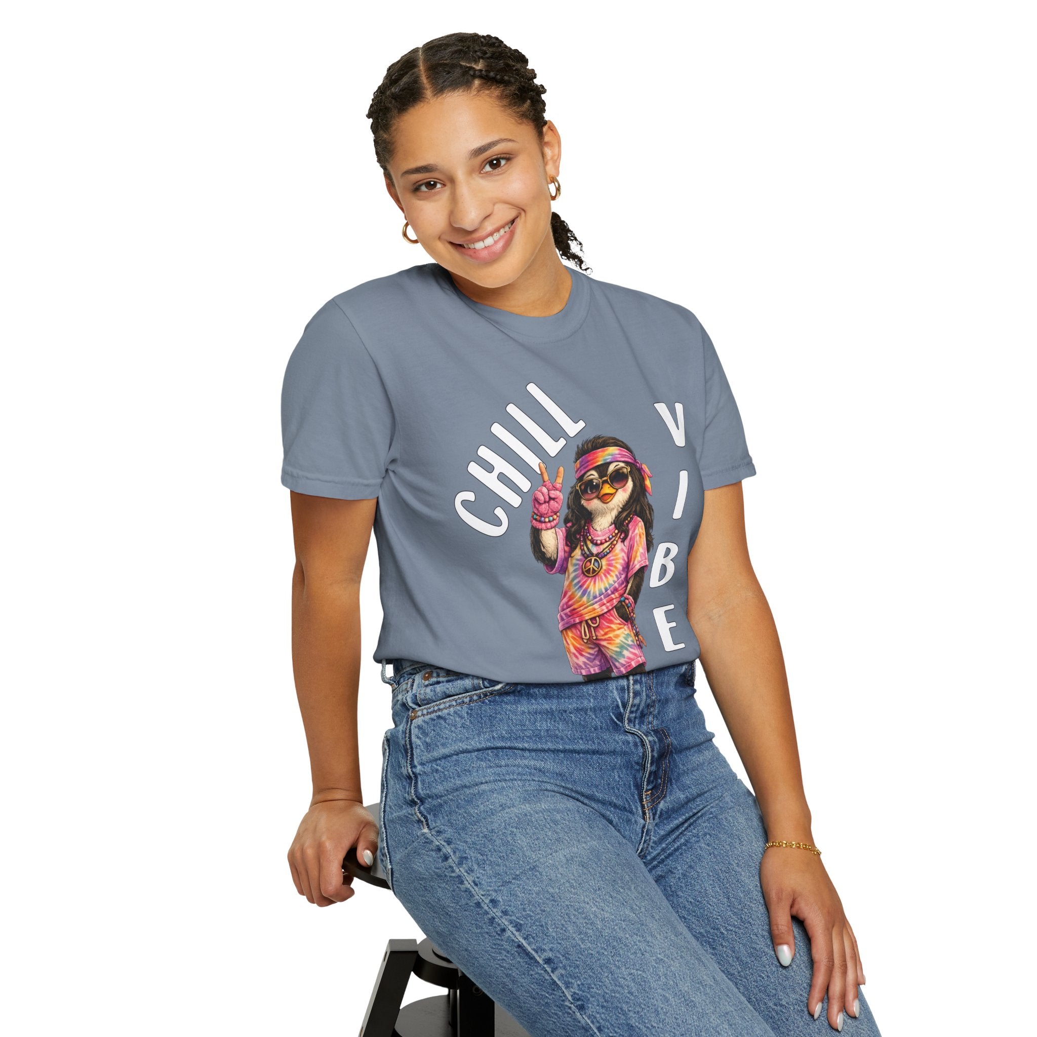 Chill Vibes Girl T-shirt - Penguin Series