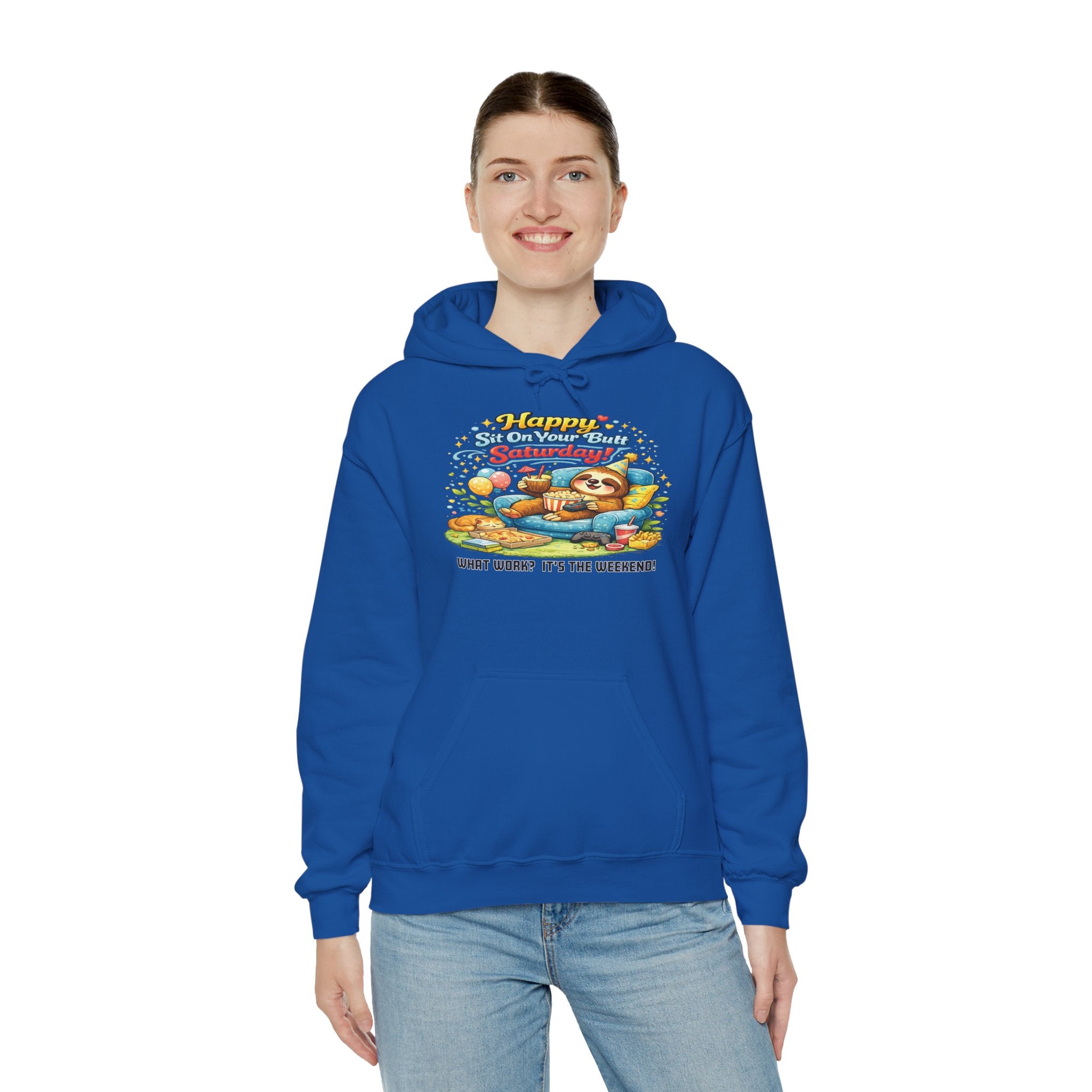 Saturday - Procrastination Sloth Series Hoodie