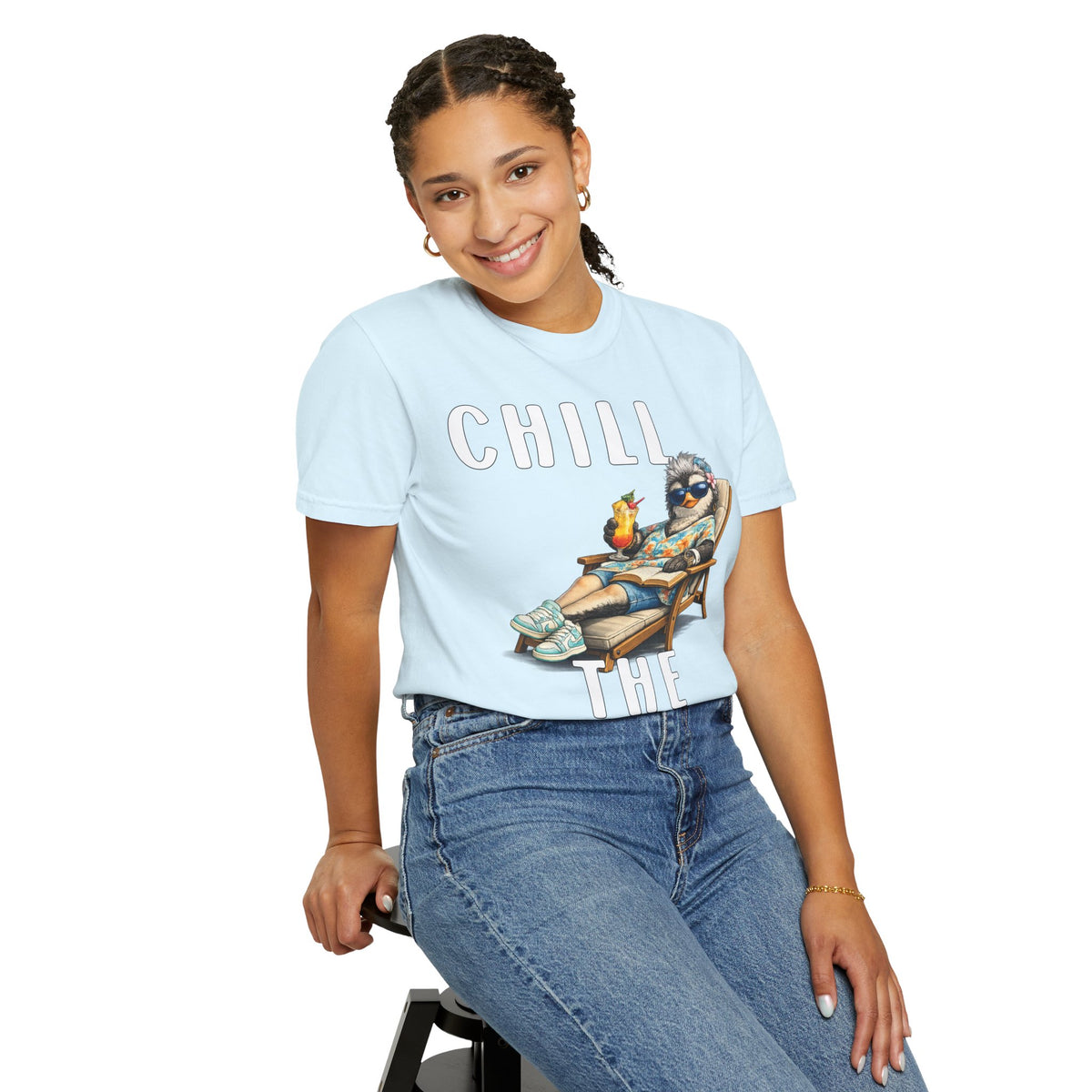 Chill The Lifestyle Grandma T-shirt - Penguin Series