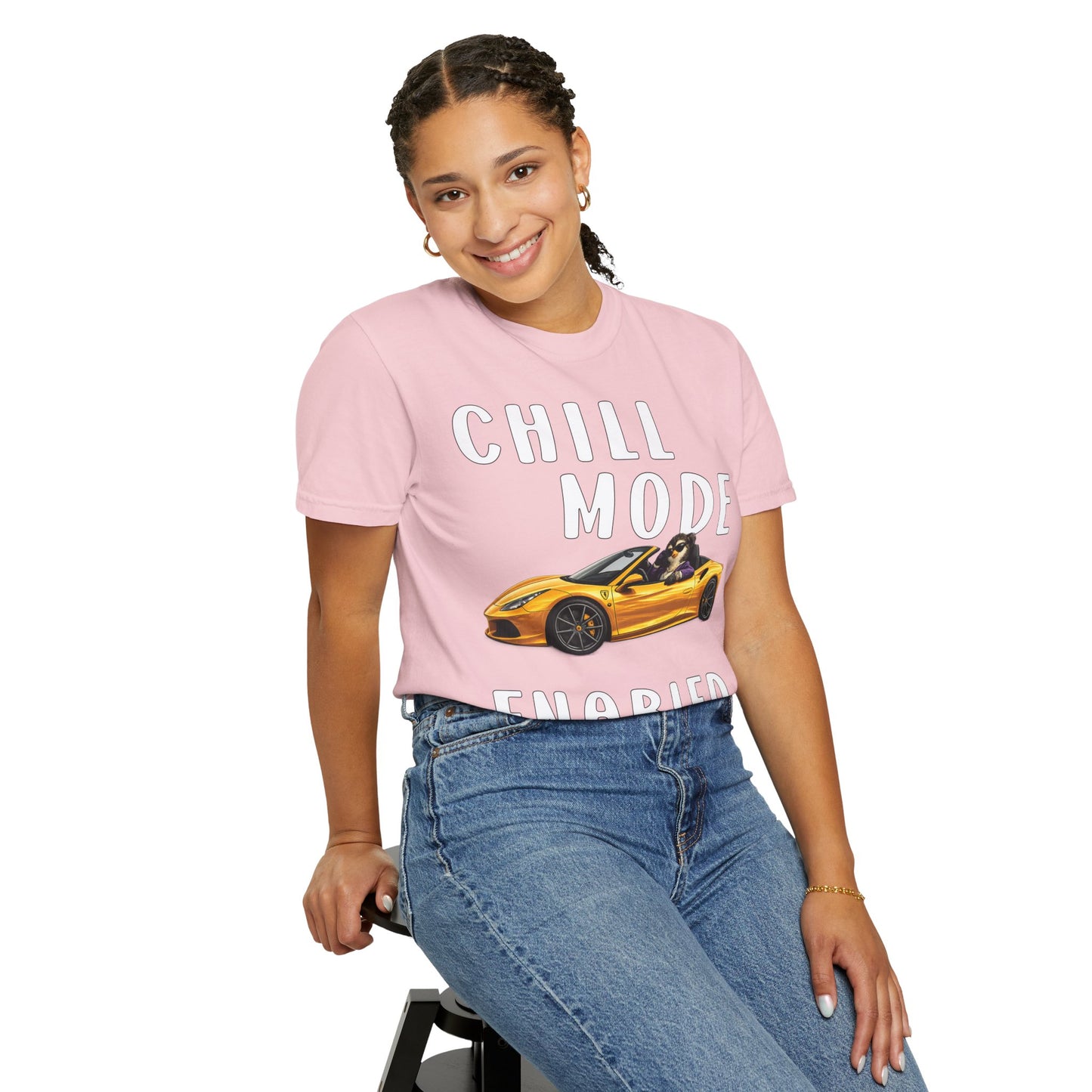 Chill Mode Enabled Girl T-shirt - Penguin Series