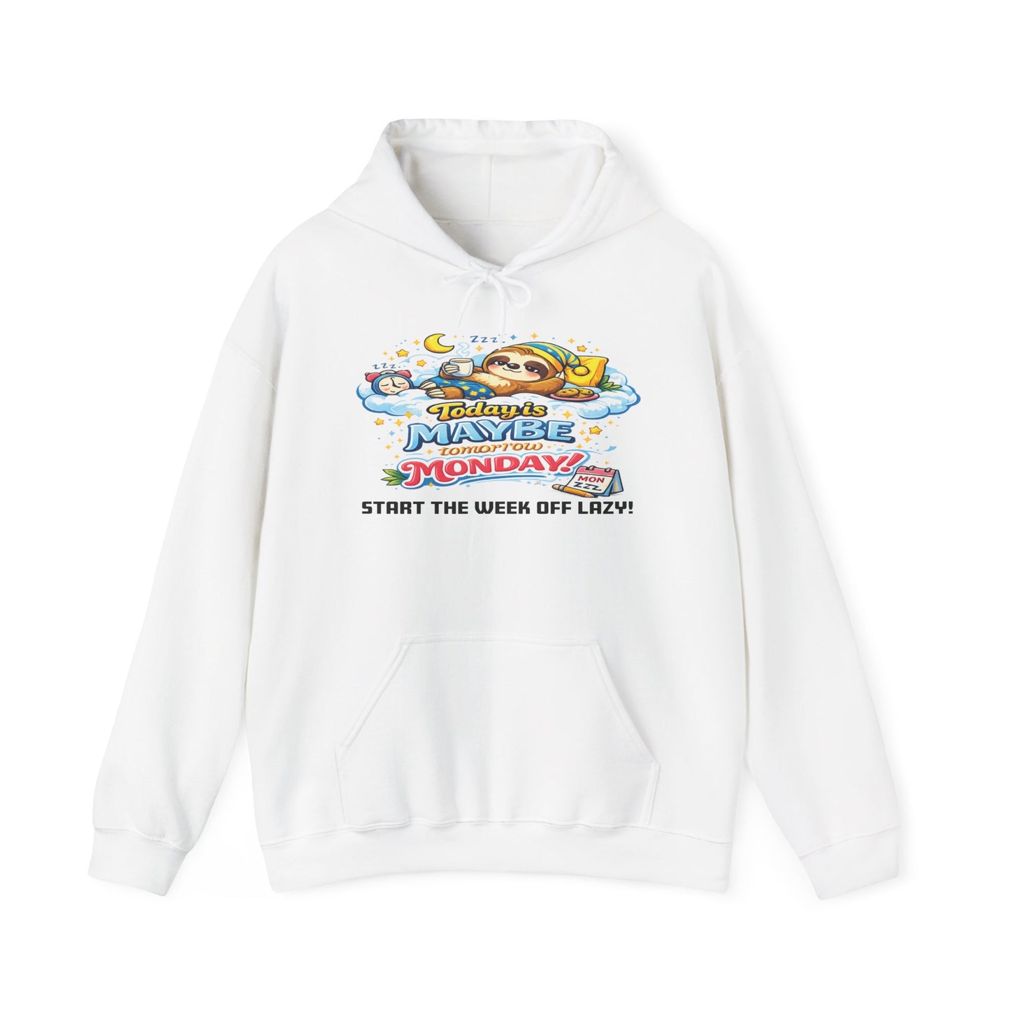 Monday - Procrastination Sloth Series Hoodie