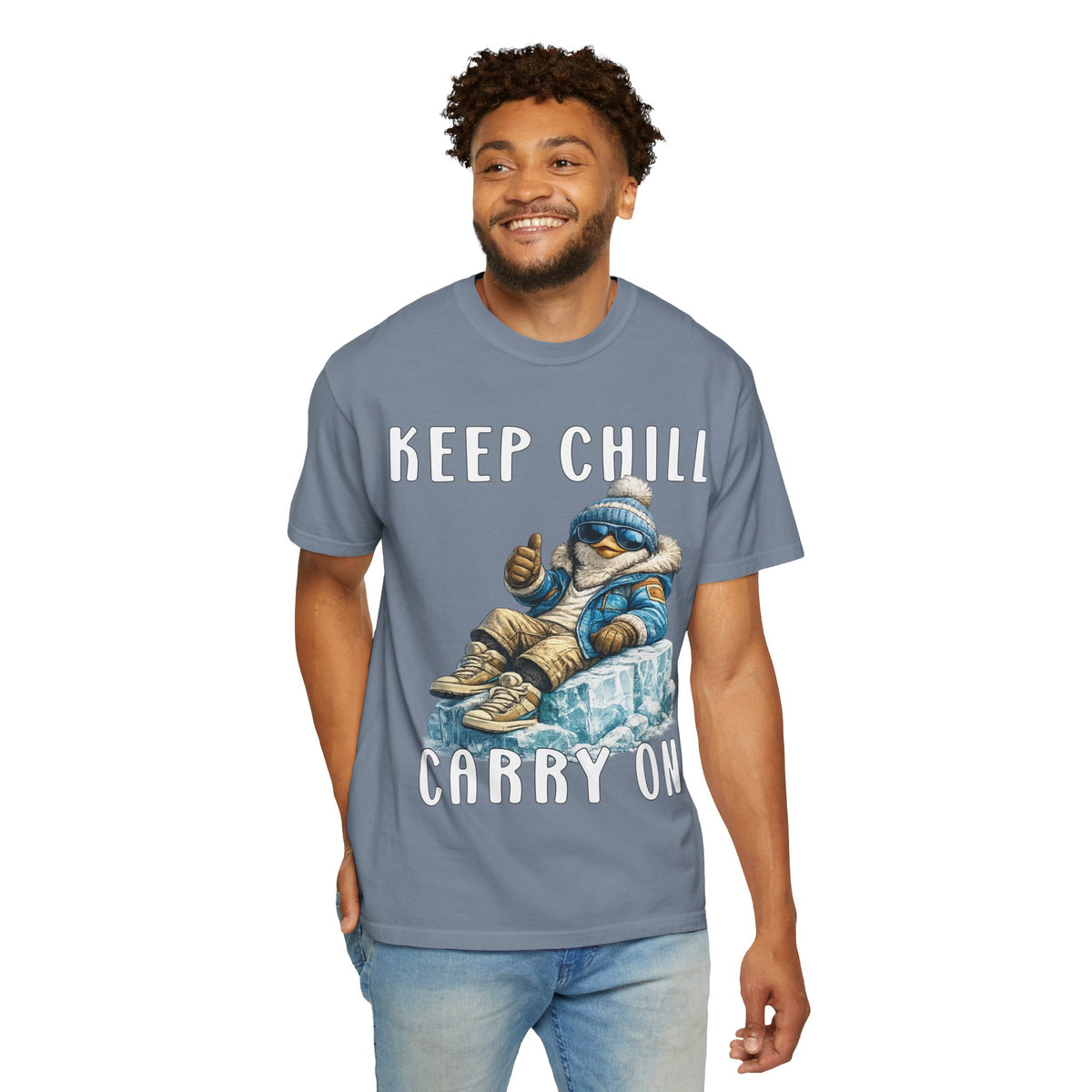 Keep Chill Carry On Boy T-shirt - Penguin Series