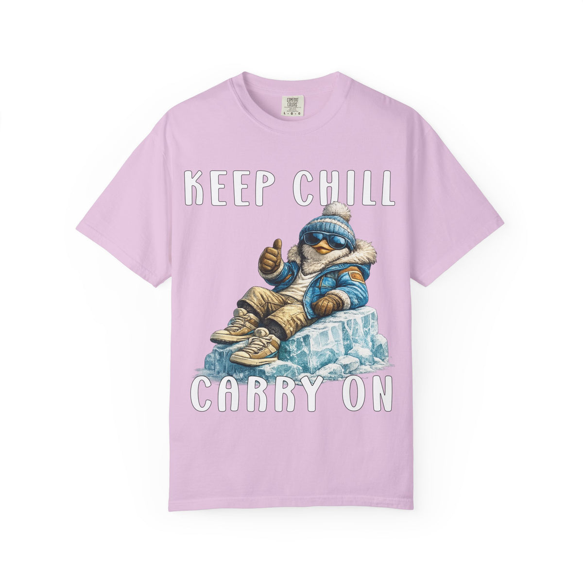 Keep Chill Carry On Boy T-shirt - Penguin Series