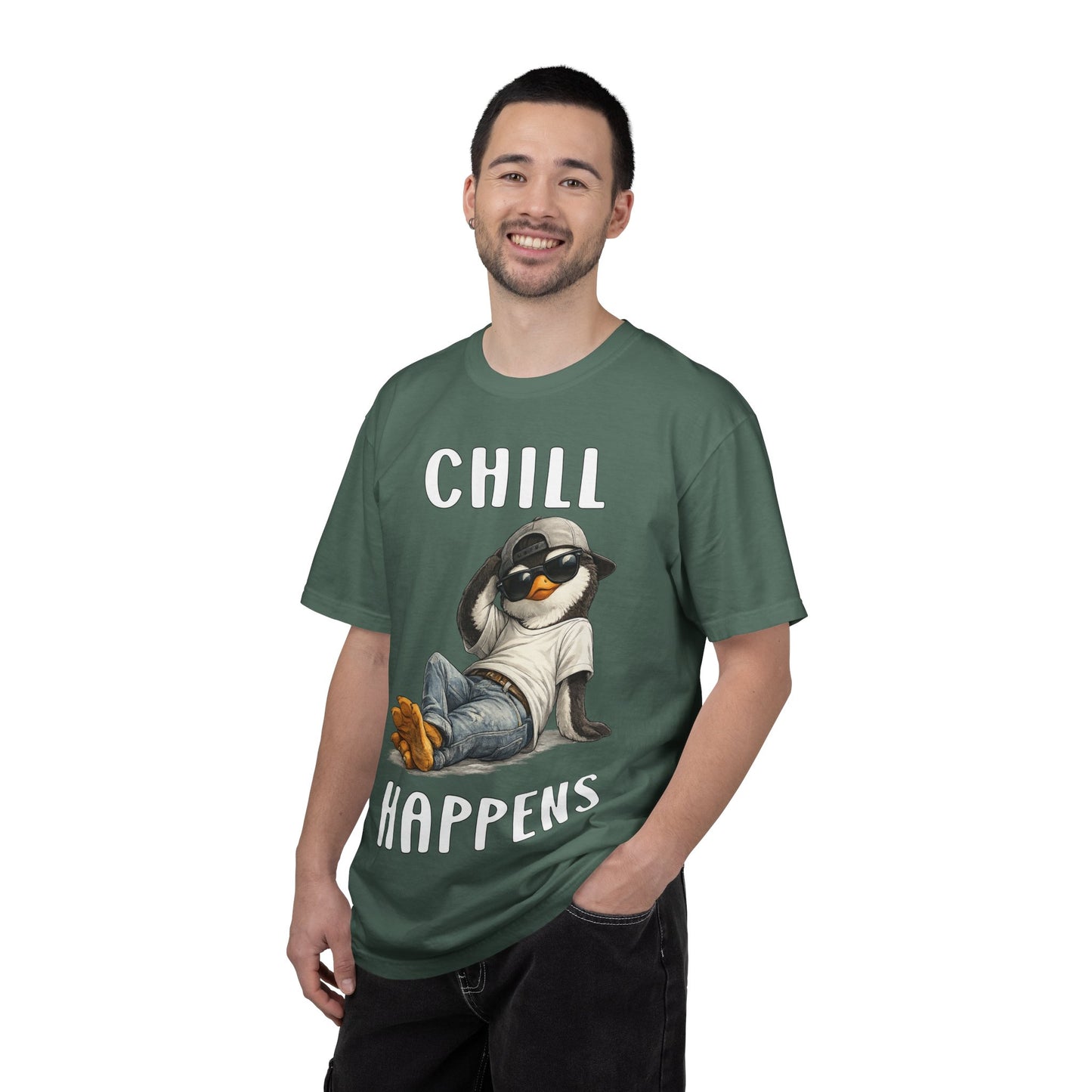 Chill Happens Boy T-shirt - Penguin Series
