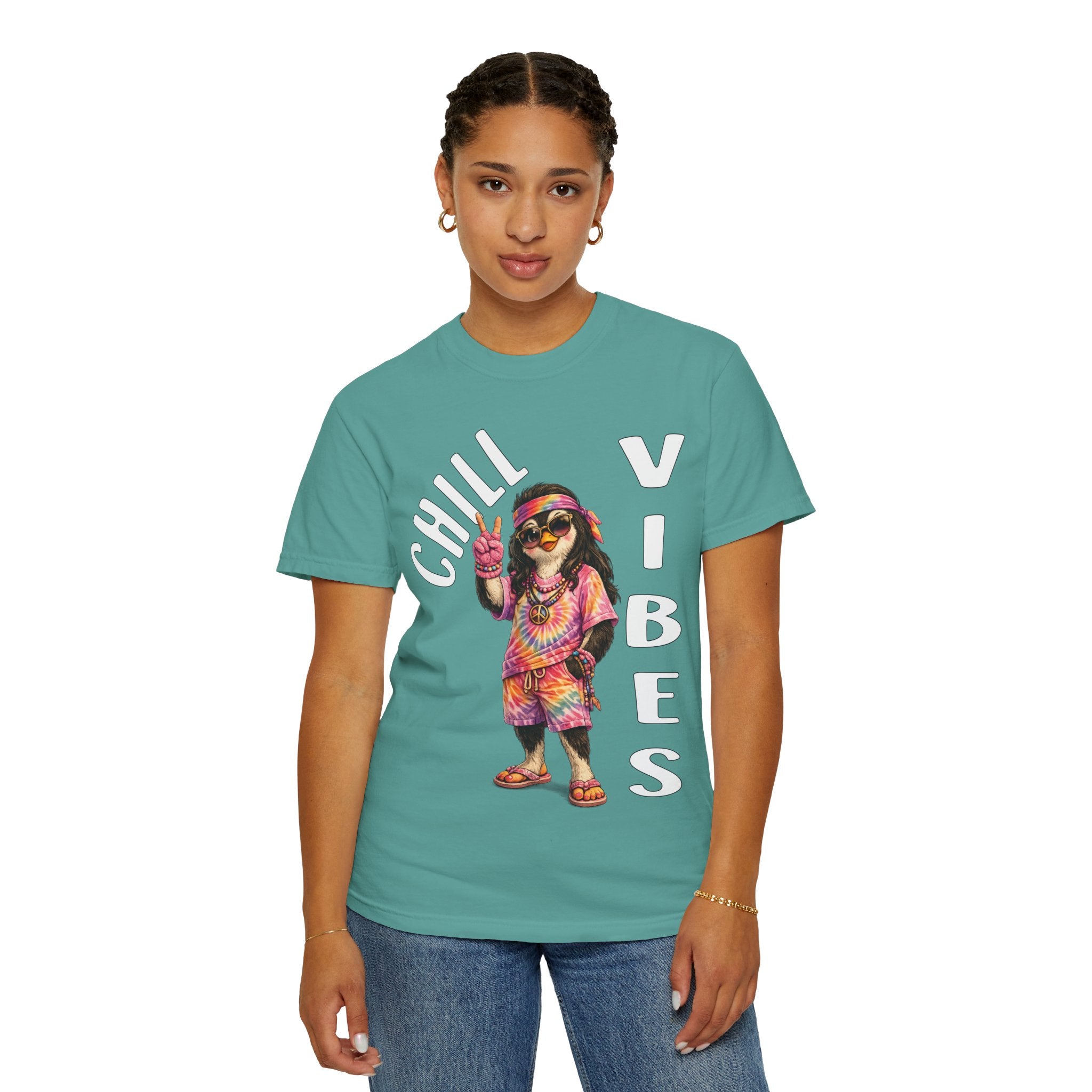 Chill Vibes Girl T-shirt - Penguin Series